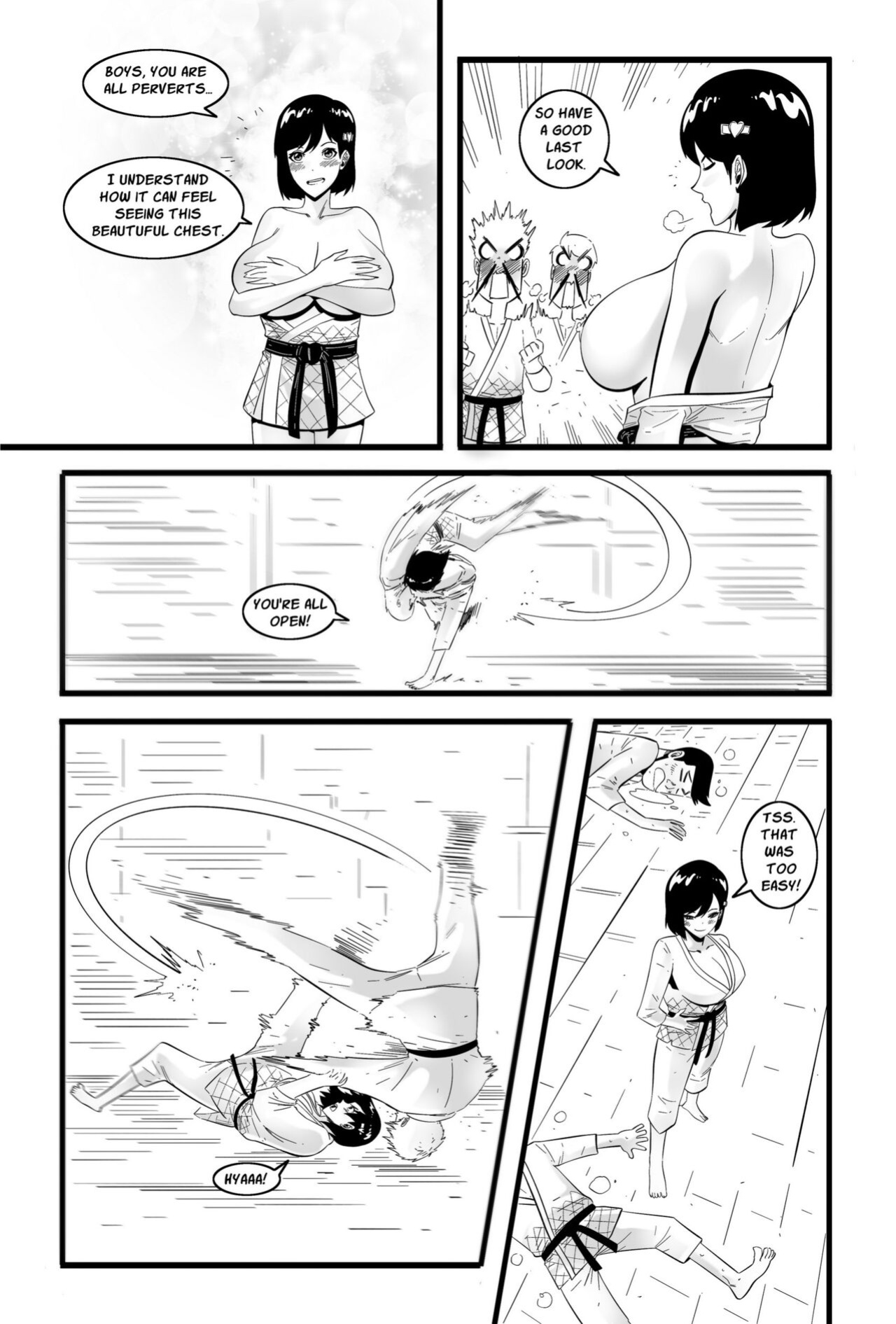I will make us win at Judo