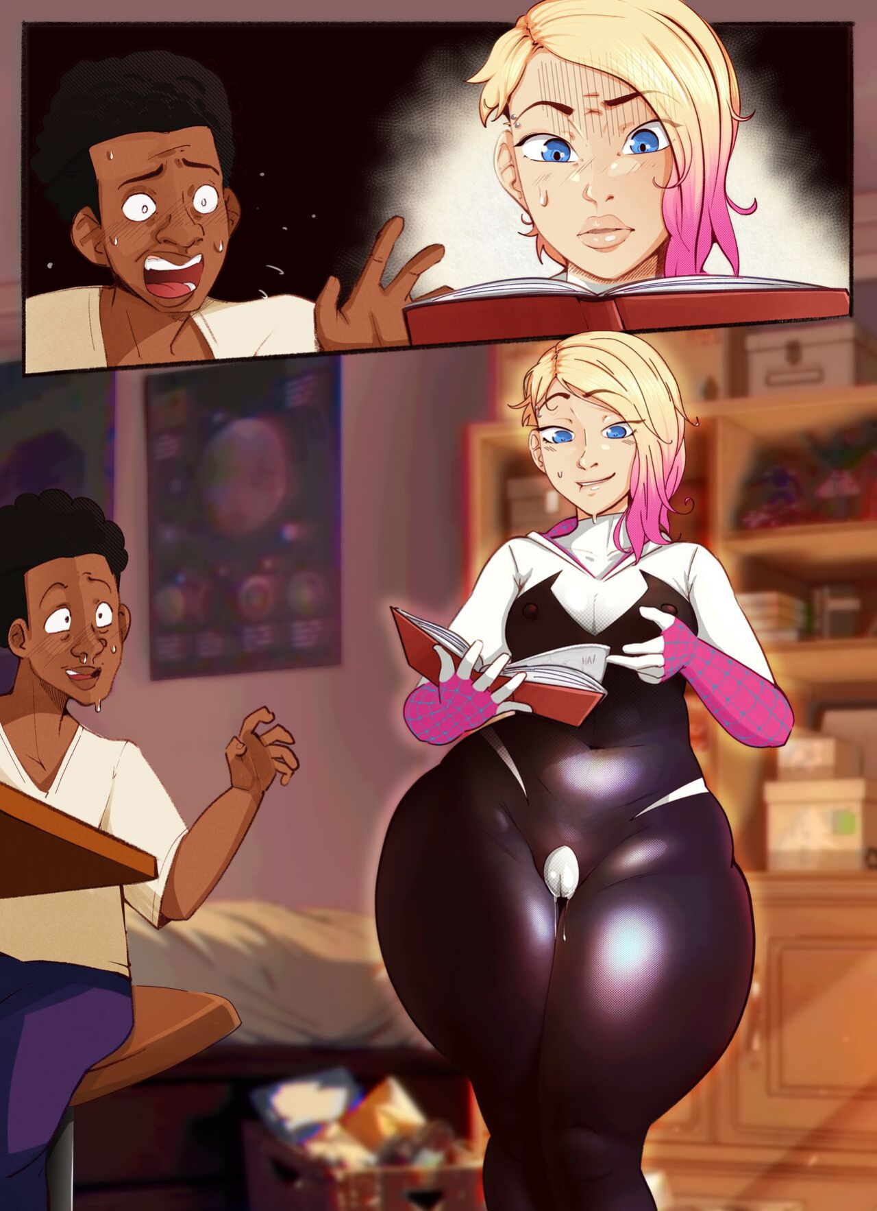 [BitterCream] Gwen Stacy Story [Uncensored]