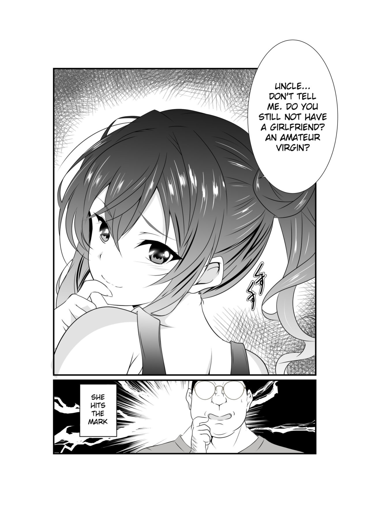 [Nekoya (Kuon Kyoushirou)] Meikko "Mesugaki" ga Namaiki ni Sodatta node Tanetsuke Oji-san ga Wakarasete mita | She grew up to be a cheeky girl, so her impregnator uncle tried to make her know her place [Gagak_Ireng]