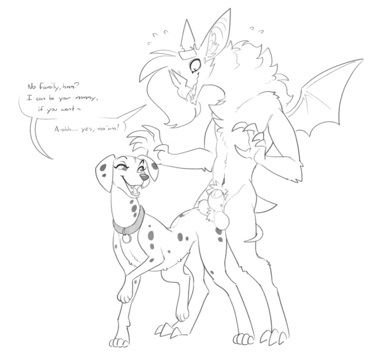 [Halbean] Perdita & Bat (101 Dalmatians)