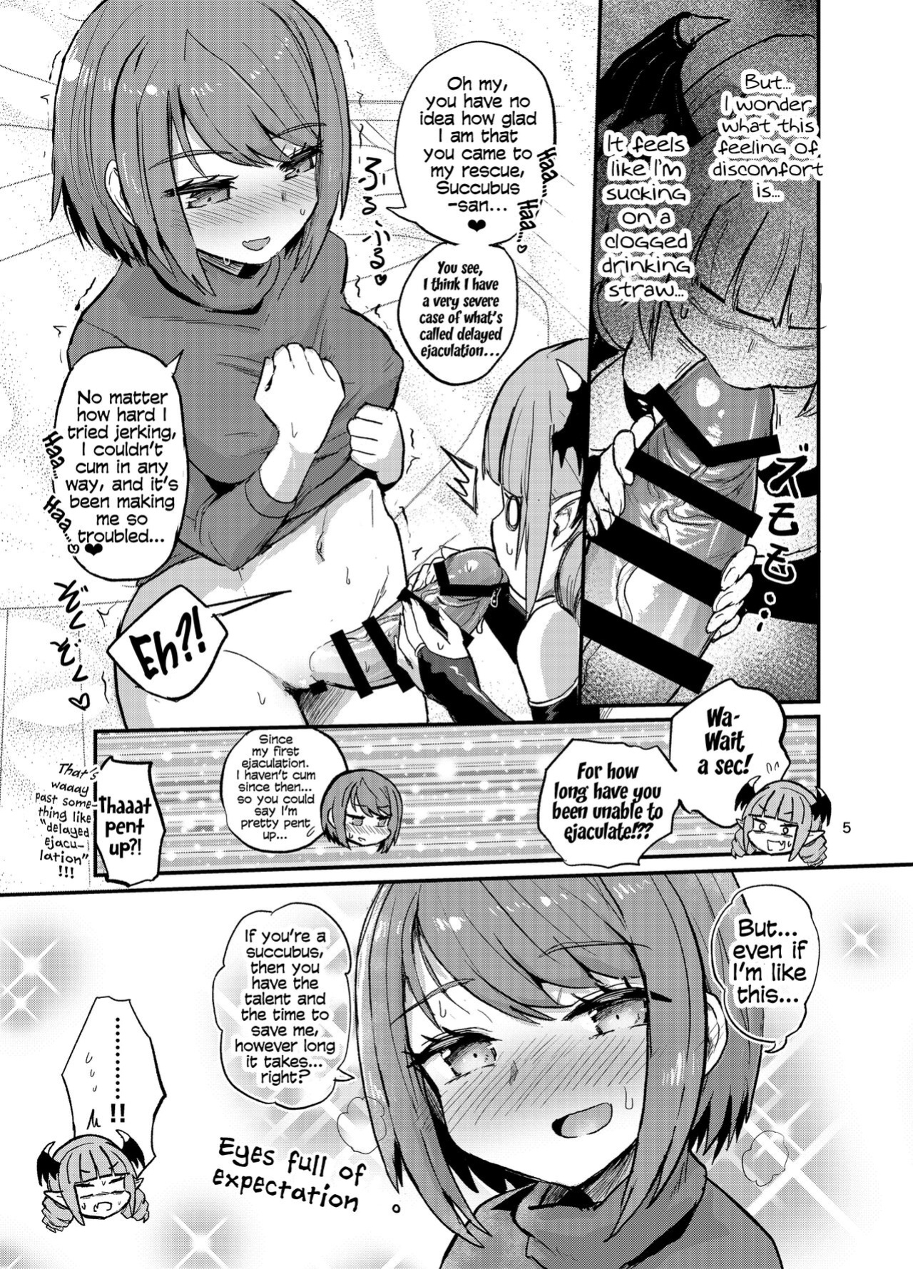 [Konnyaku Nabe (magifuro Konnyaku)] The Futanari Girl Who Couldn’t Cum For Ages No Matter How Hard She Tried | Nakanaka Ikenai Futanari Musume [Tabunne Scans]