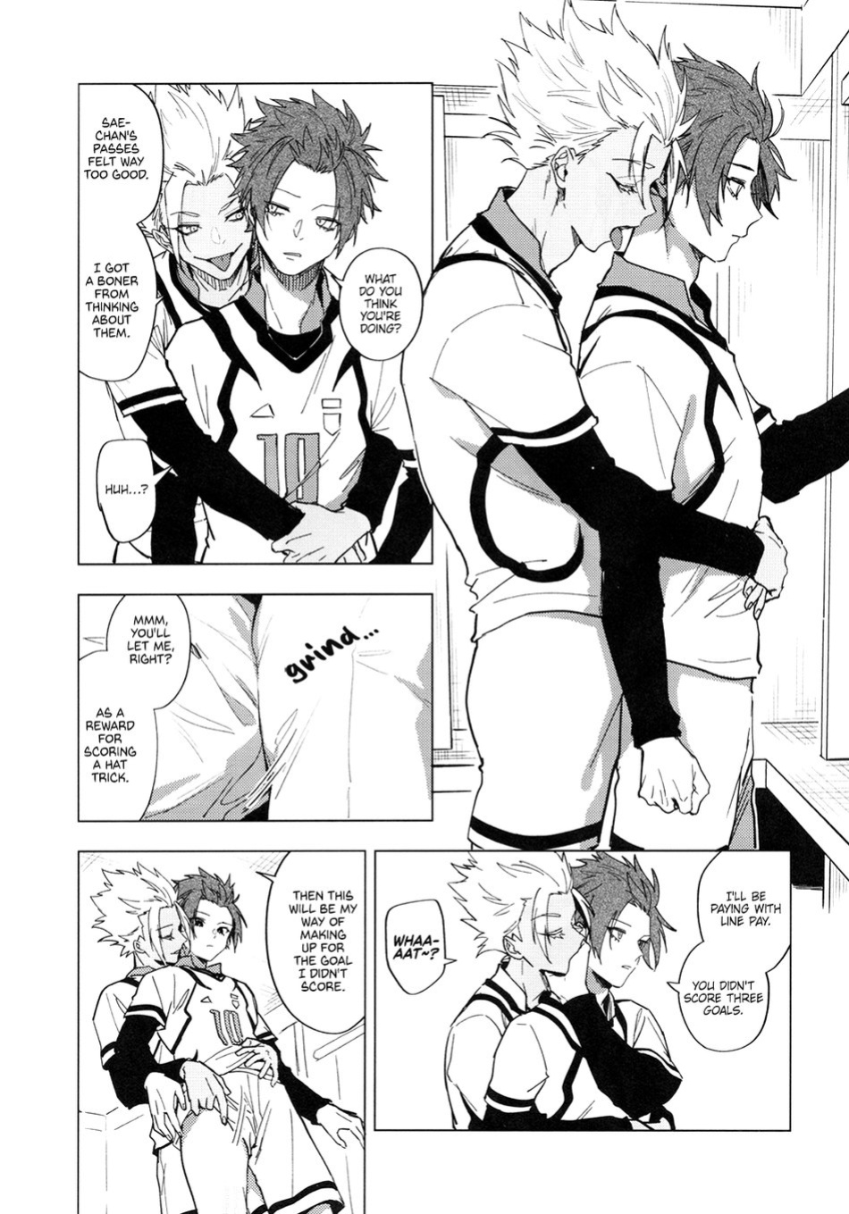 (Seishun Egoism 2) [Taisho Democracy (Chiho)] Shido Sae Sex shiteru | ShidouSae have sex (Blue Lock) [Blue Cock Scans]