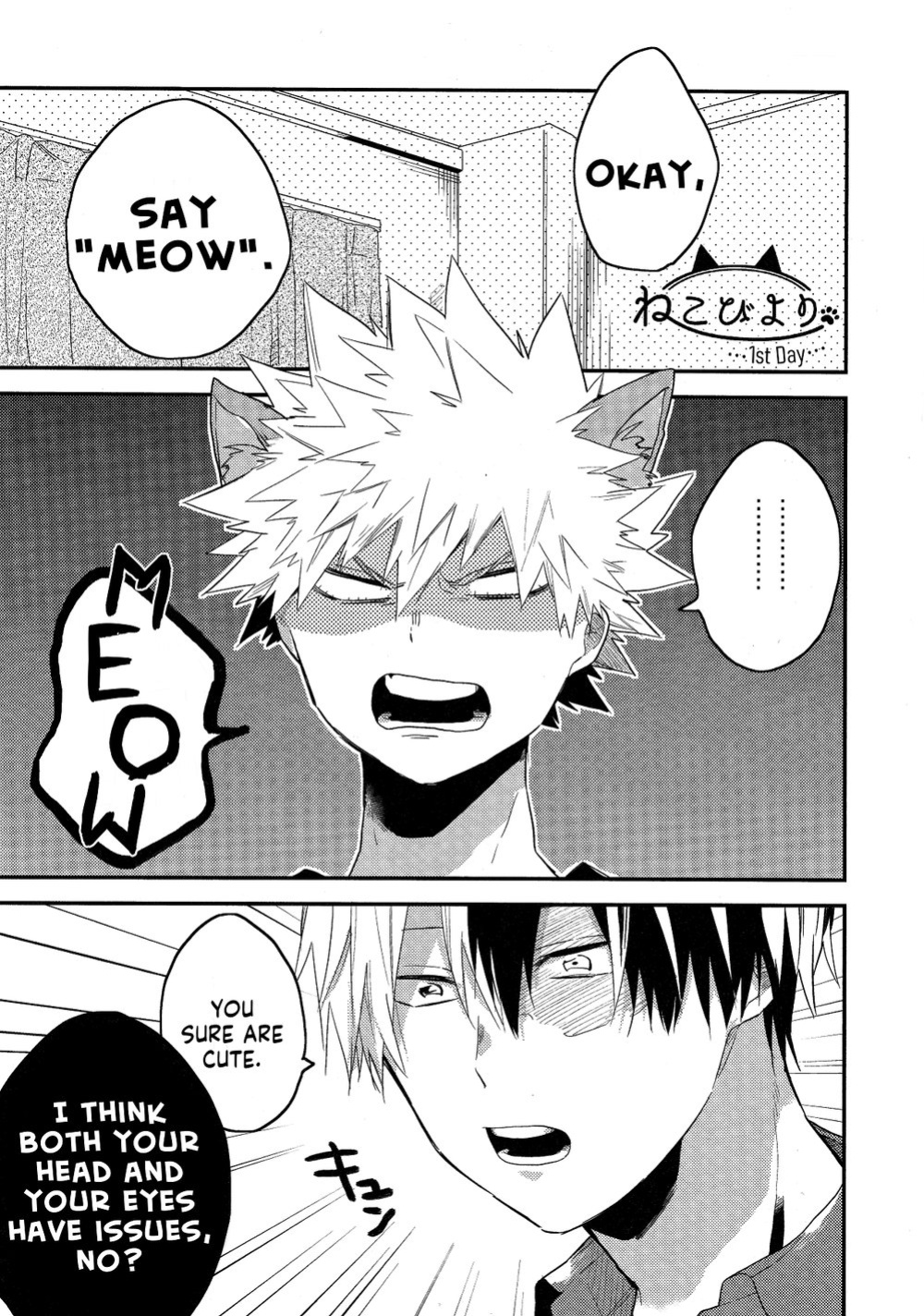 [Geranium (Kei)] Neko Biyori (My Hero Academia) {Nanashi.Translates}