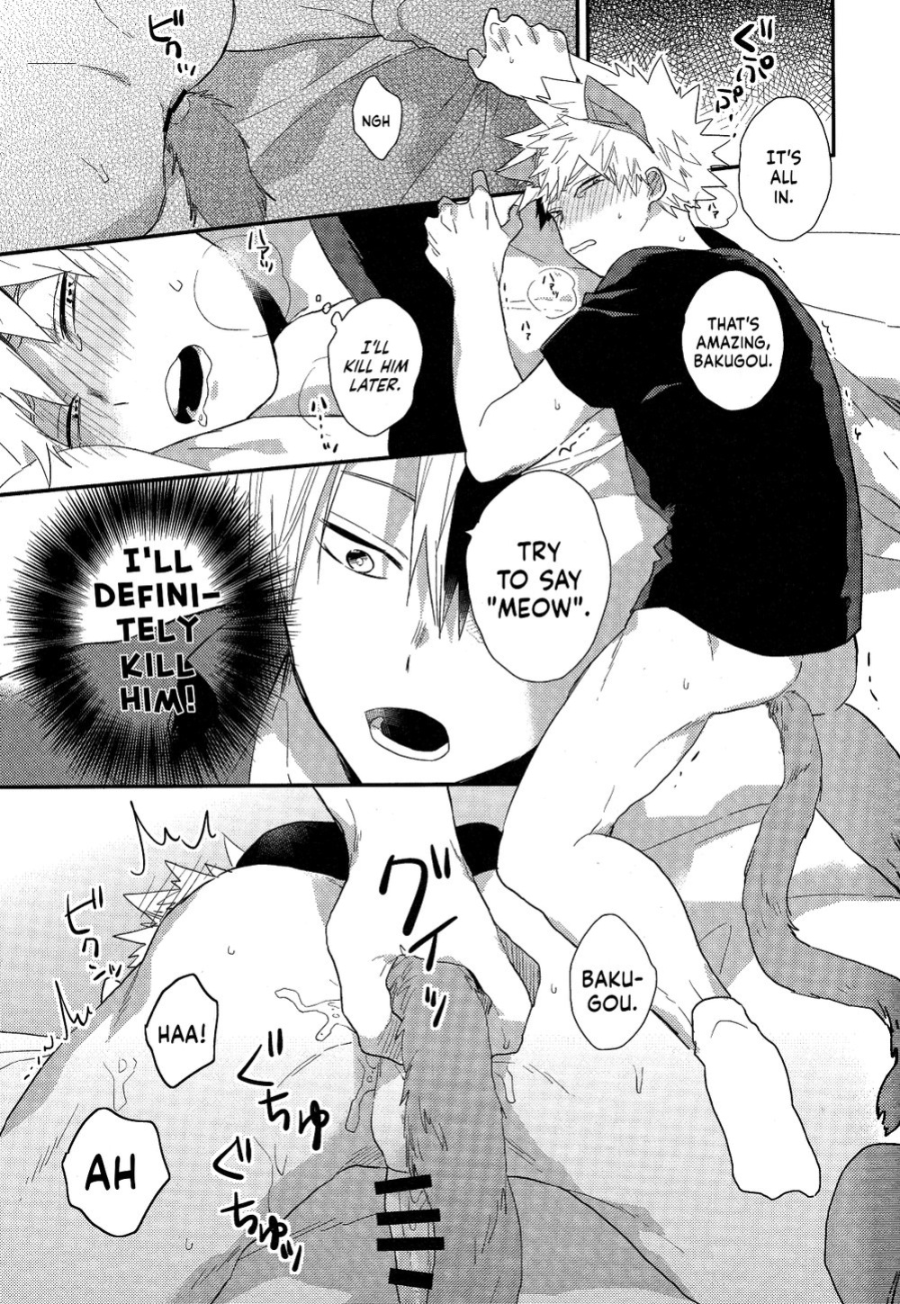 [Geranium (Kei)] Neko Biyori (My Hero Academia) {Nanashi.Translates}