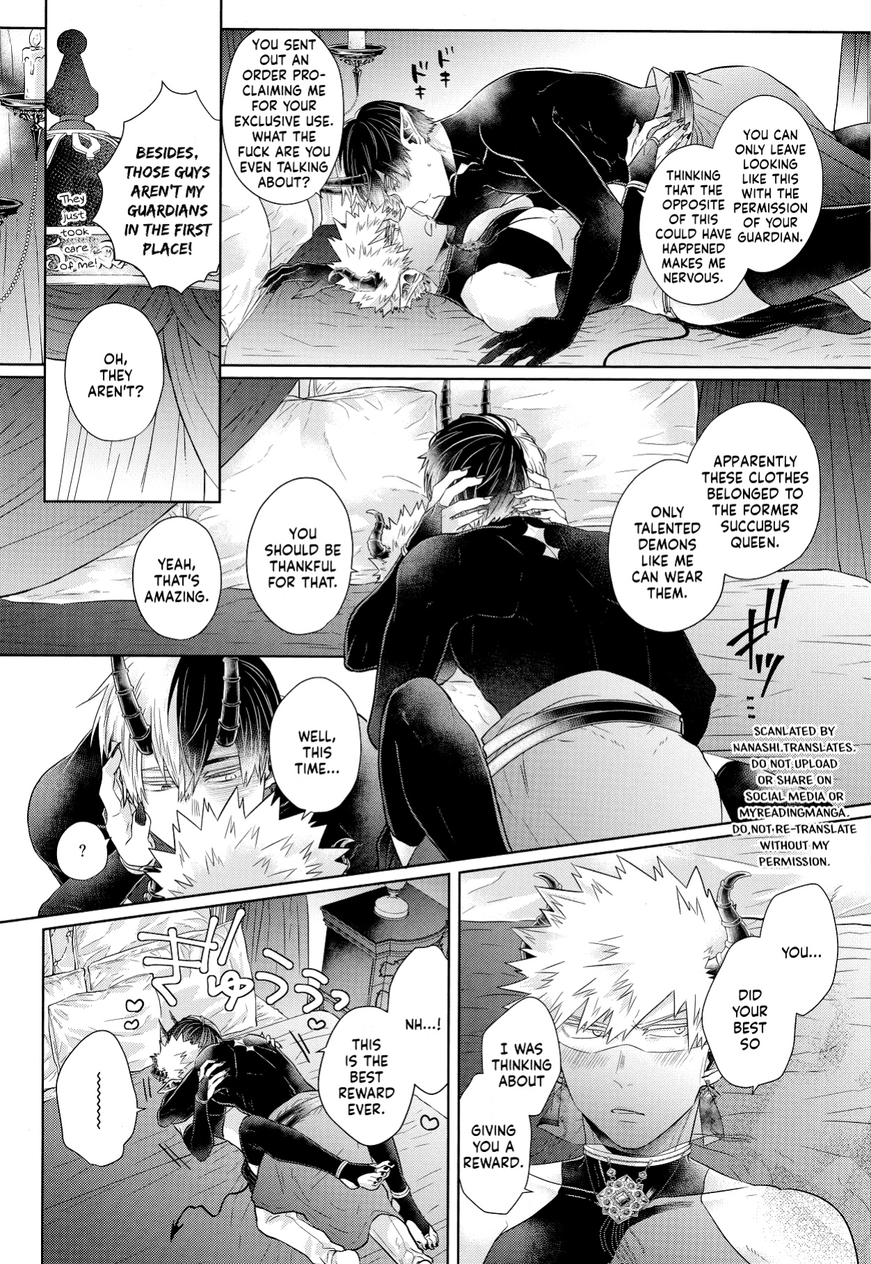 [Geranium (Kei)] mitsugetsu (My Hero Academia) {Nanashi.Translates}
