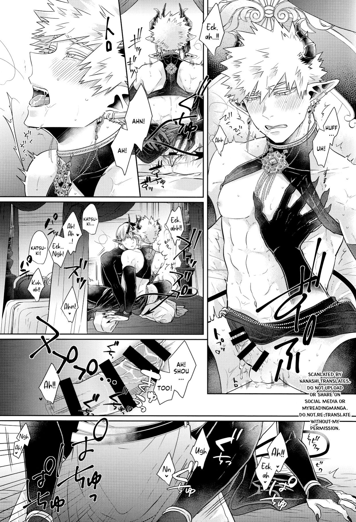 [Geranium (Kei)] mitsugetsu (My Hero Academia) {Nanashi.Translates}