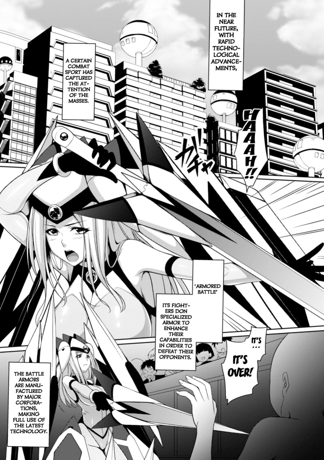 [Kazumu] The Tentacle Armor Queen (2D Comic Magazine Shokushu Yoroi ni Zenshin o Okasare Mugen Zecchou! Vol. 5 ) [Kuraudo]
