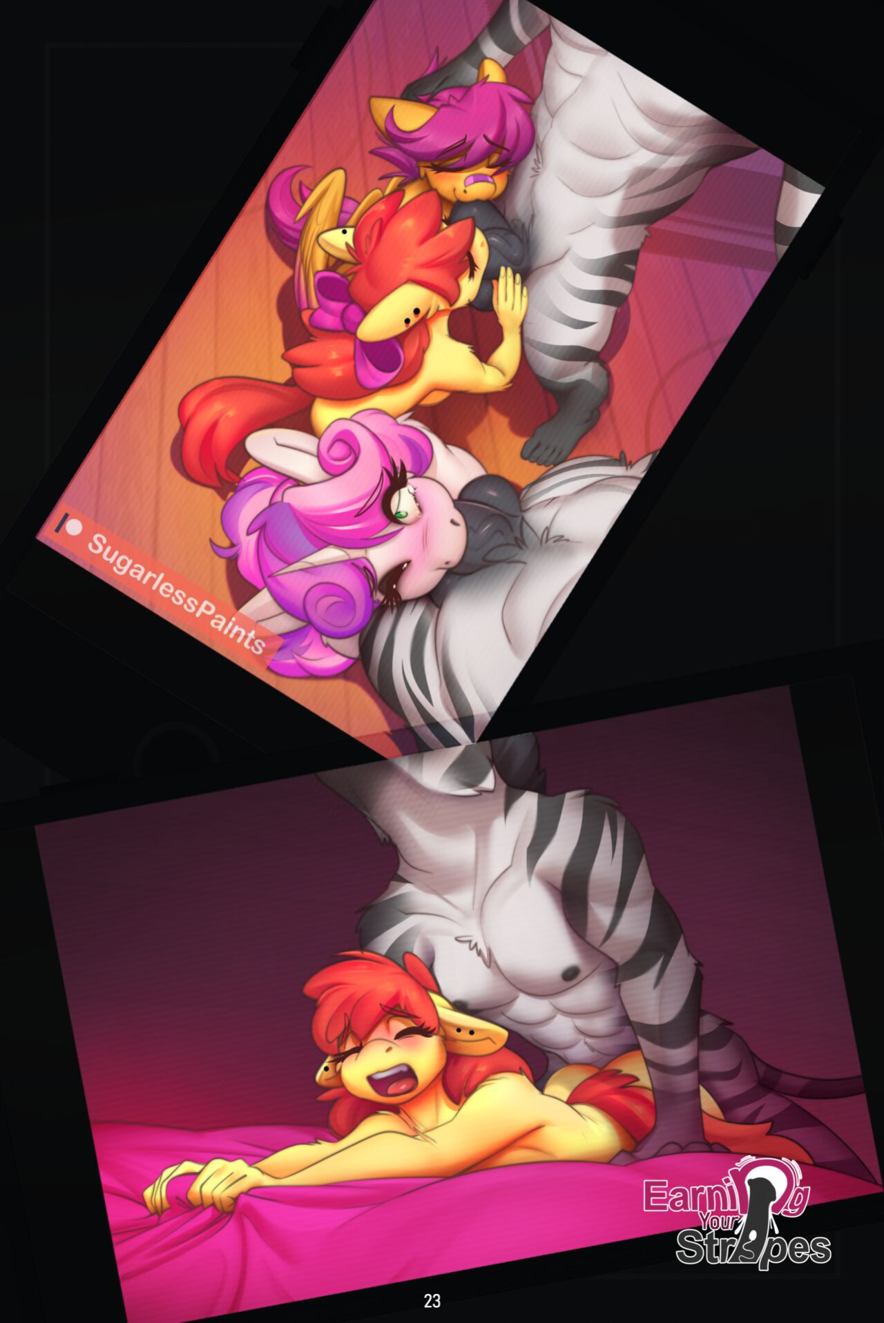 [Sugarlesspaints] Earning Your Stripes