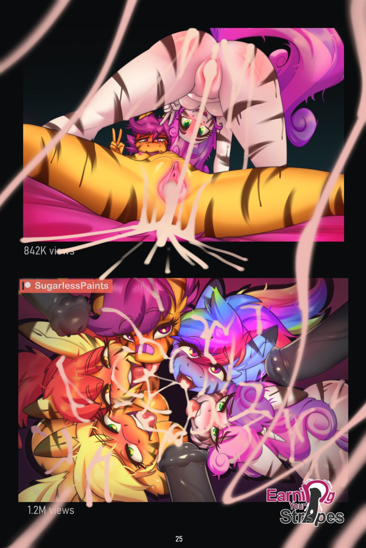 [Sugarlesspaints] Earning Your Stripes