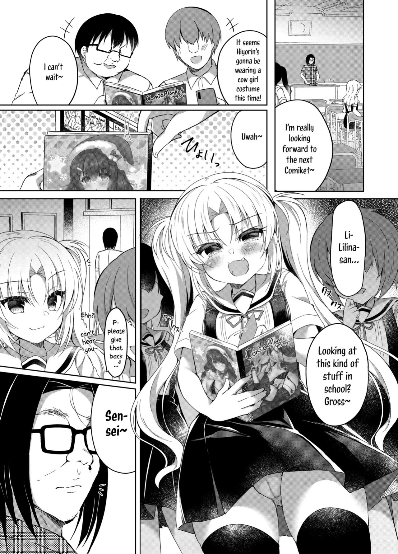 [Lonely Church (Suzunone Rena)] Namaiki Mesugaki ni Cosplay Shikan de Saimin Seisai | A Sassy Female Brat Hypnotized and Punished with Cosplay Voyeurism