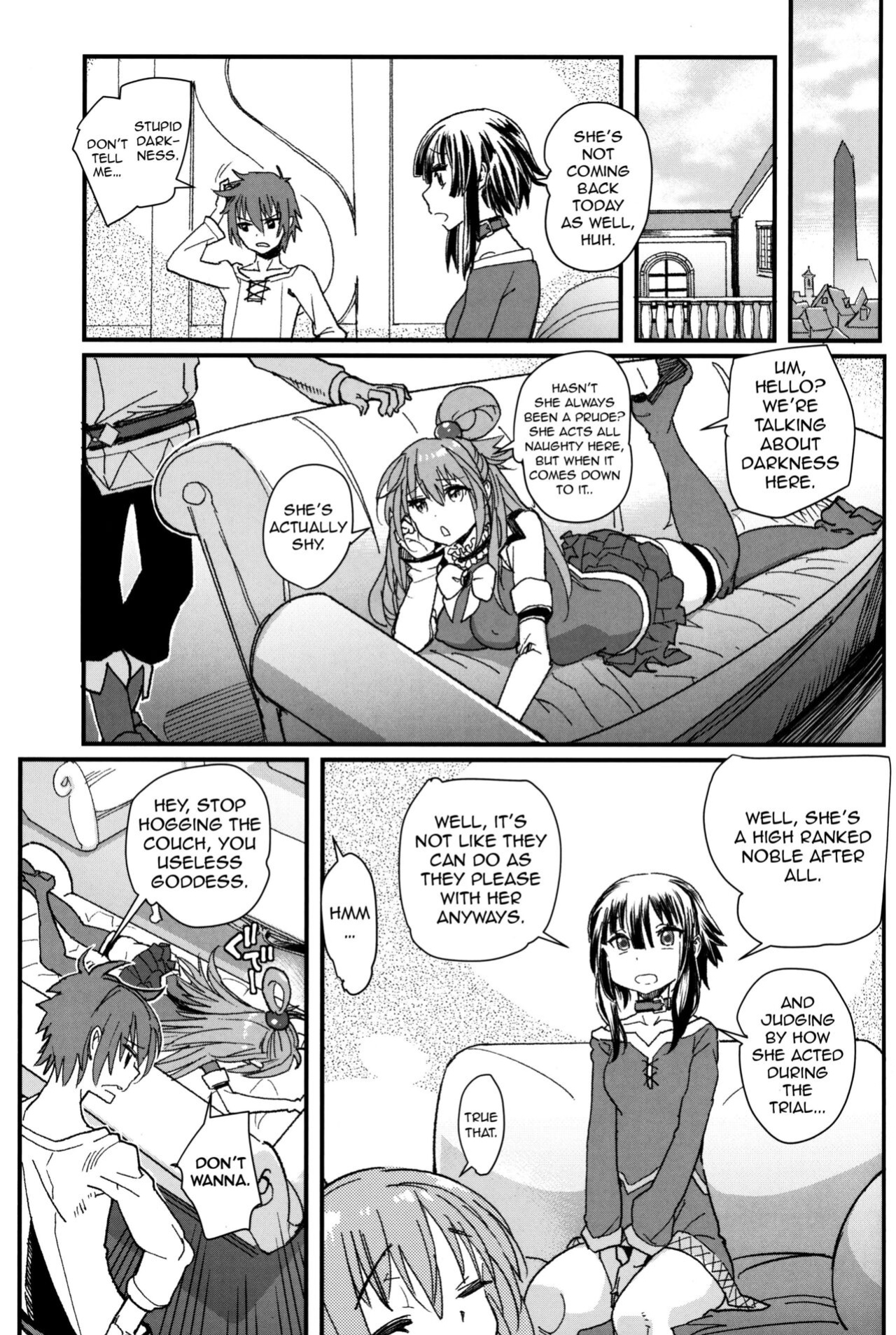 (C96) [Kanikieru (Tomoe Tenbu)] DARKNESS 2 (Kono Subarashii Sekai ni Syukufuku o!) [Kinsei Translations]