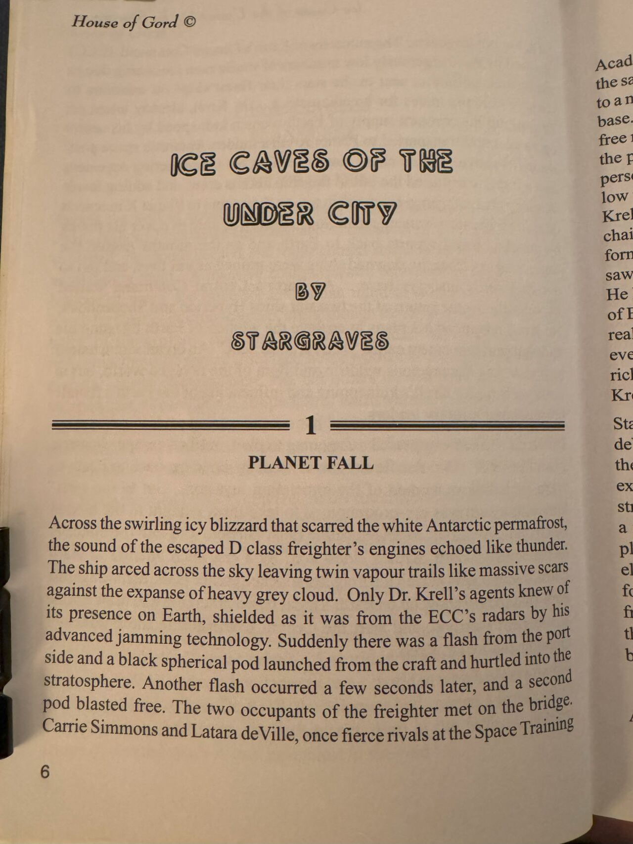 House of Gord BD-030 - Ice Caves of the Under-City (full text)