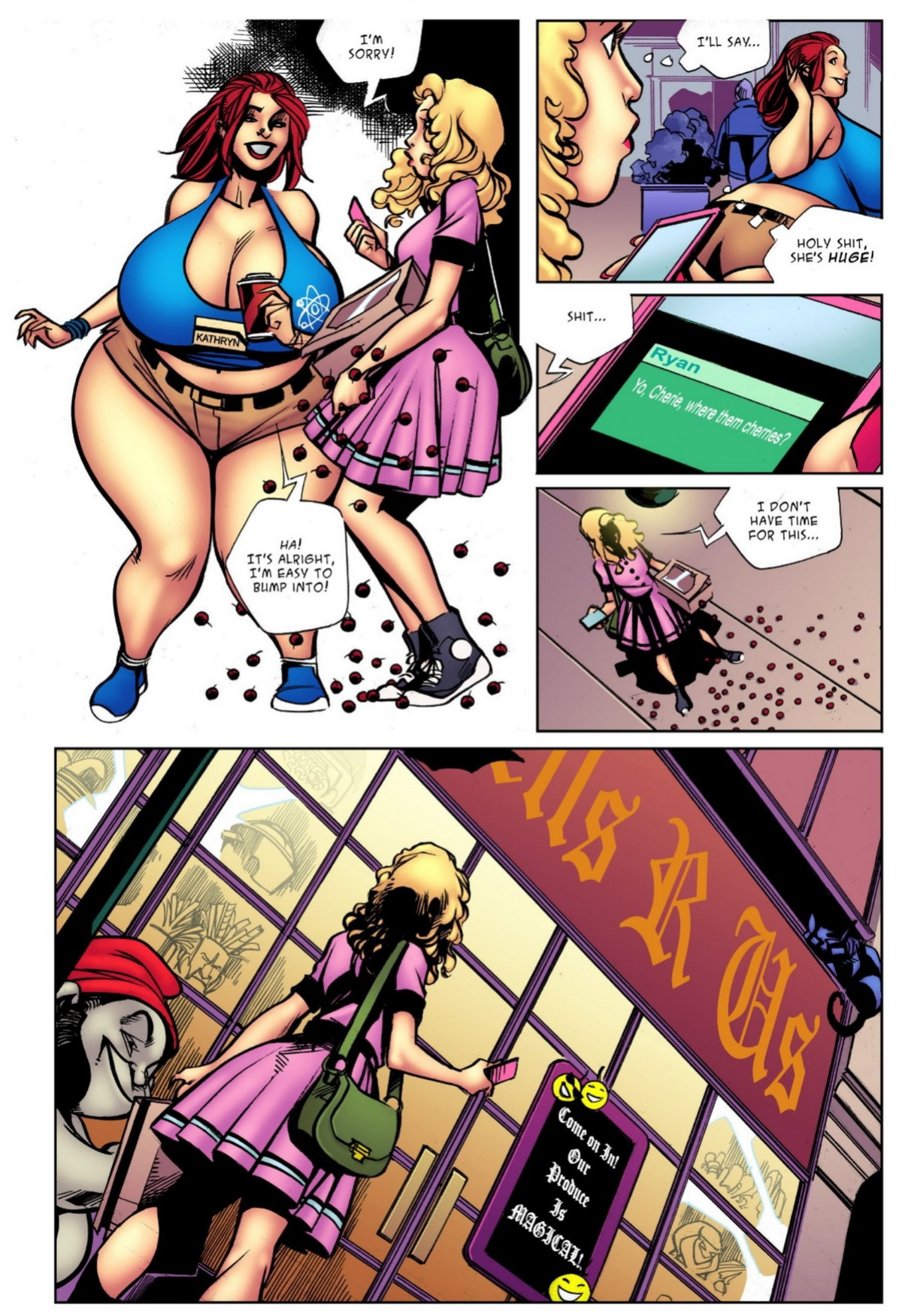BotComics - Spells R Us, Cherie on top