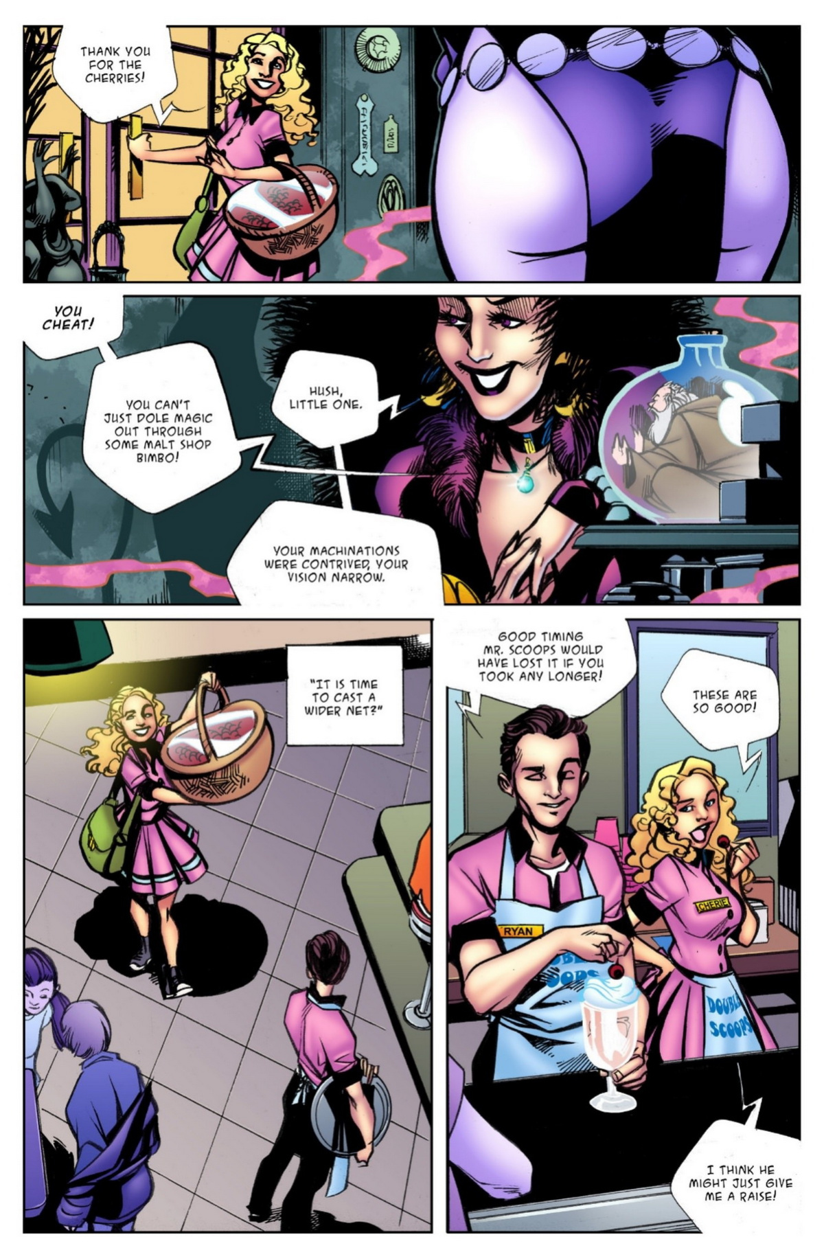 BotComics - Spells R Us, Cherie on top