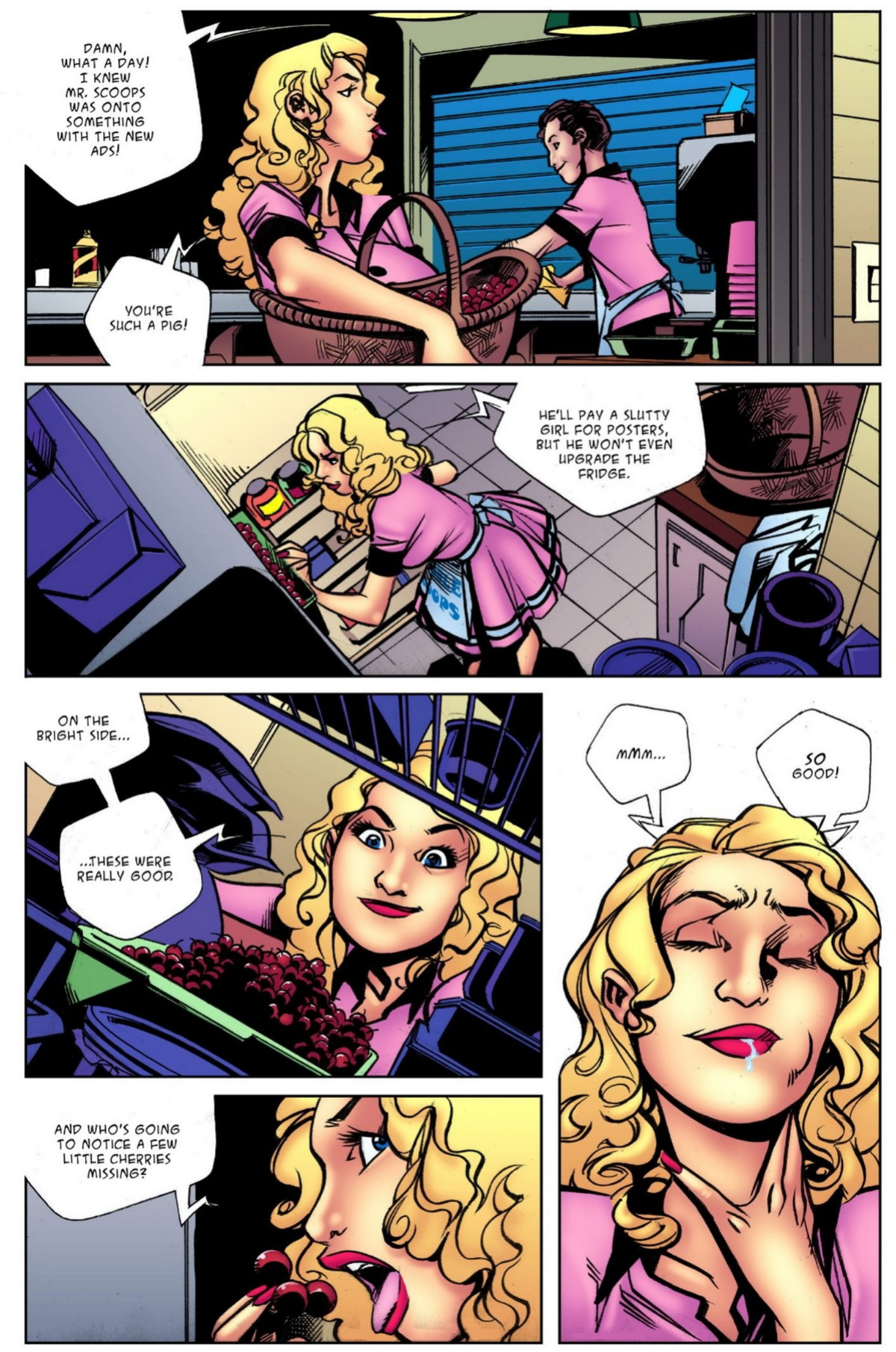 BotComics - Spells R Us, Cherie on top