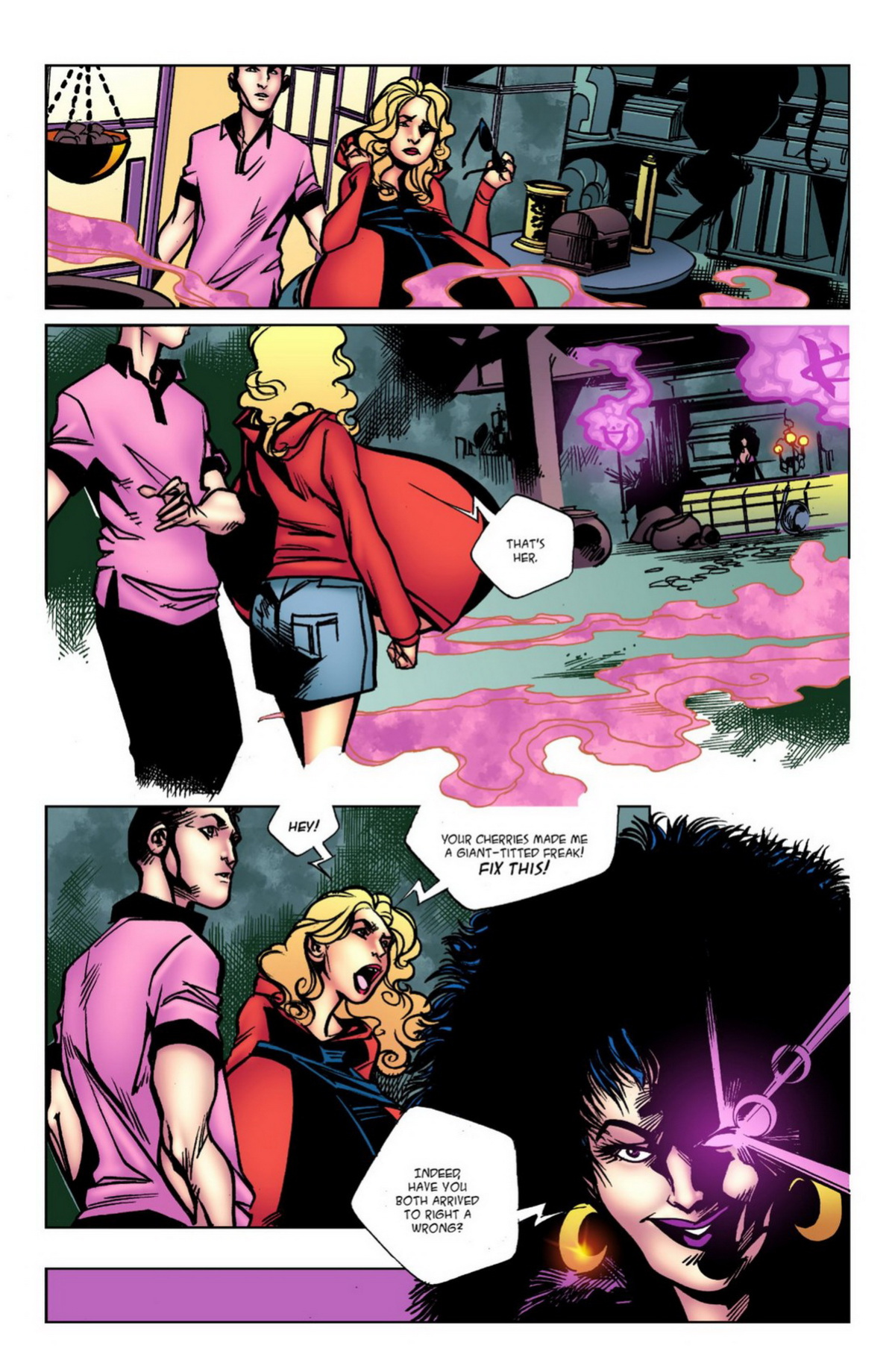 BotComics - Spells R Us, Cherie on top