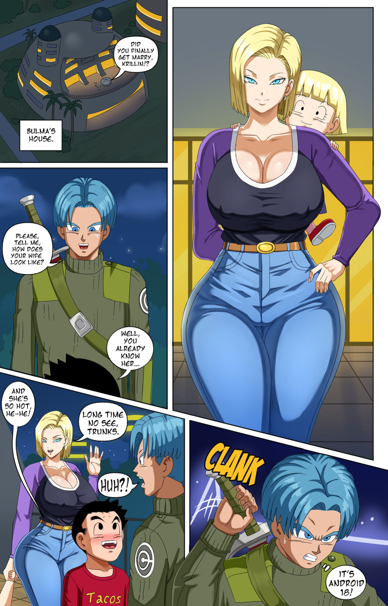 Android 18 and Trunks (Dragon Ball super)