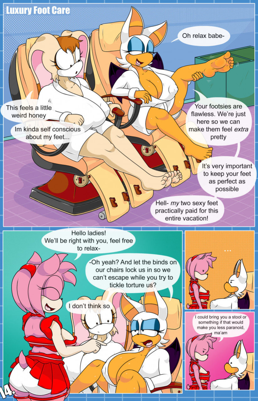Rouge and Vanilla in: Scissors Resort (Sonic The Hedgehog) + Epilogue