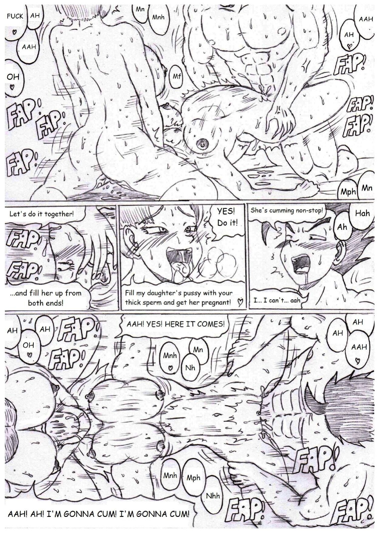 Dragon Ball NTR 9 - Daughter's First Time