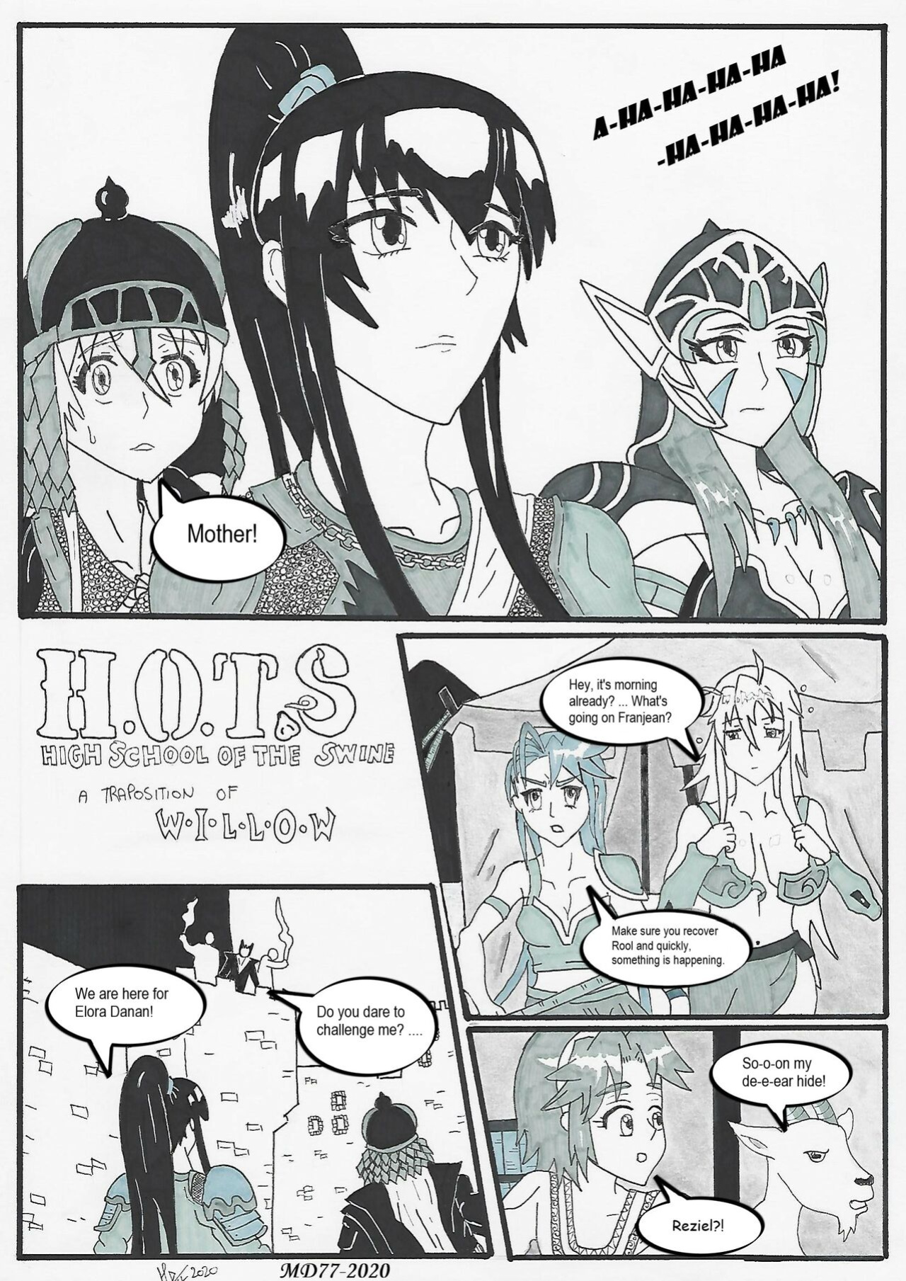 [Master-Dragon77] H.O.T.S. (Highschool of the Swine)