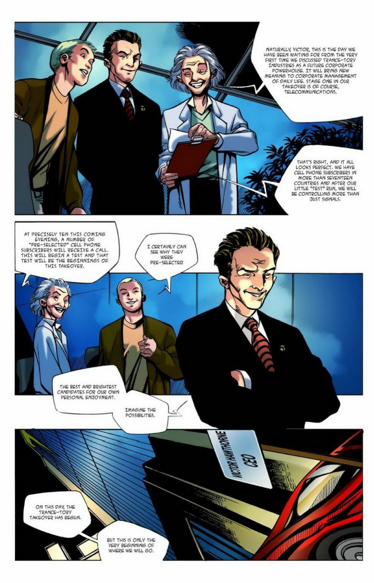 BotComics - Trance Tory Takeover