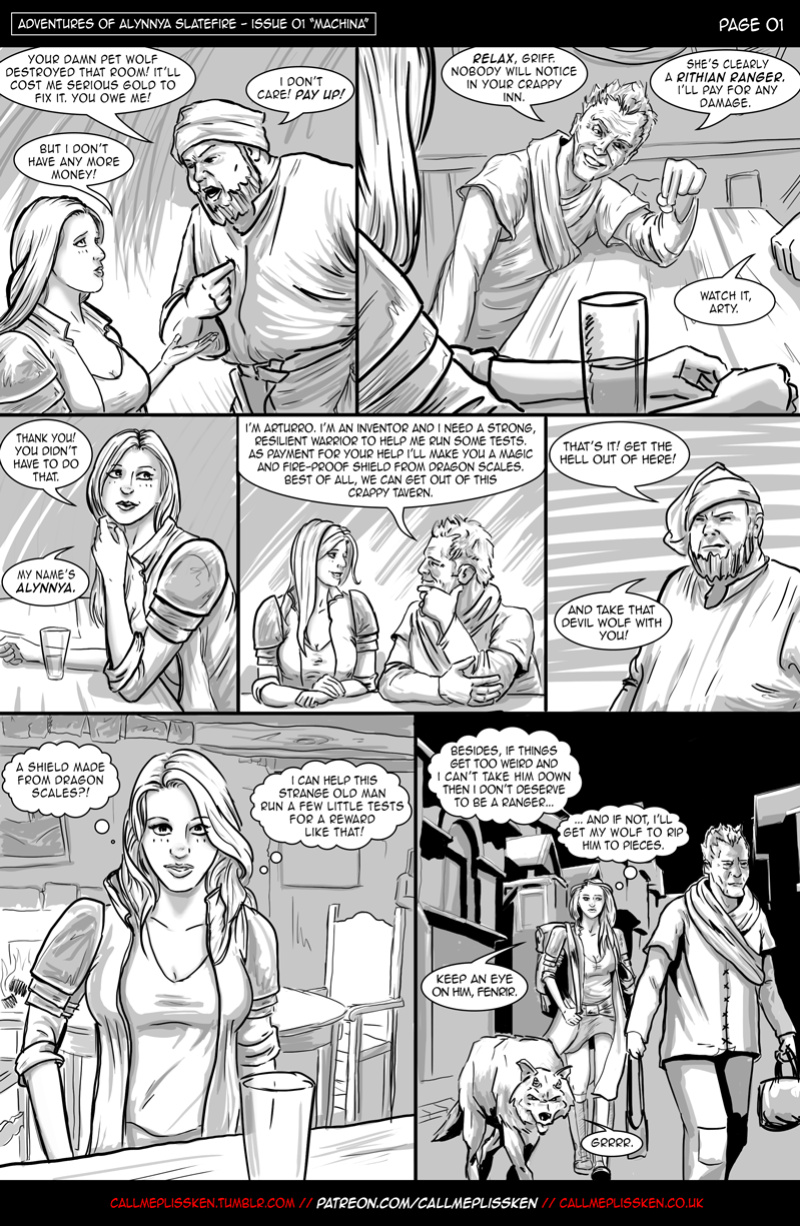 Adventures of Alynnya Slatefire (In progress)