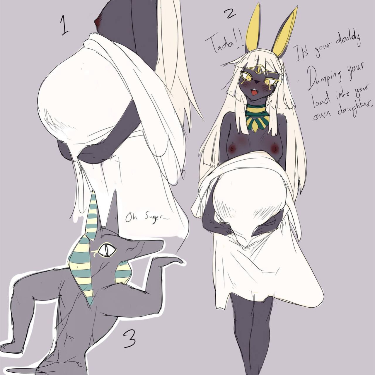 Anubis Dad and daughter Net