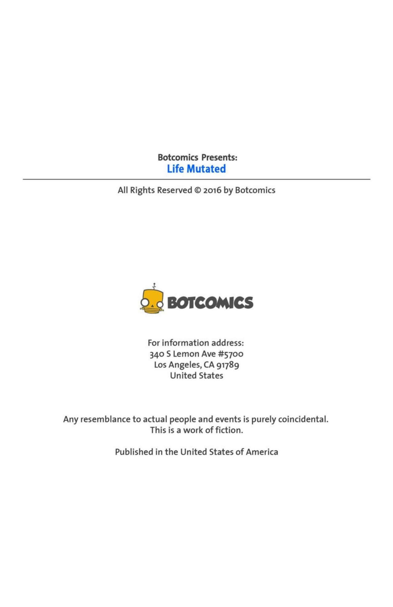BotComics - Life mutated