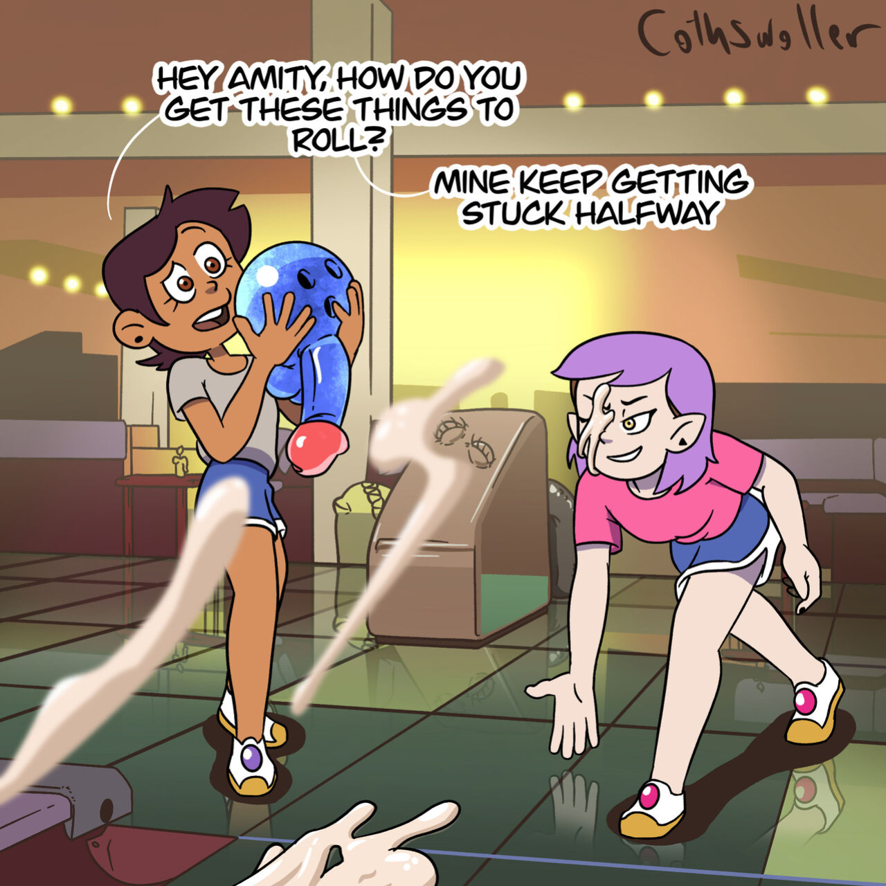 Bowling in the Boiling Isles (The Owl House)
