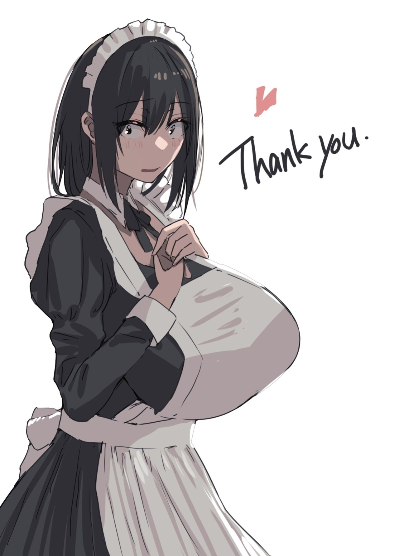[4390works (Natsuishi Nana)] Gokuama -Yonpakugan No Maid San- | Super Sweet Crazy-eyed Maid [Team Rabu2]