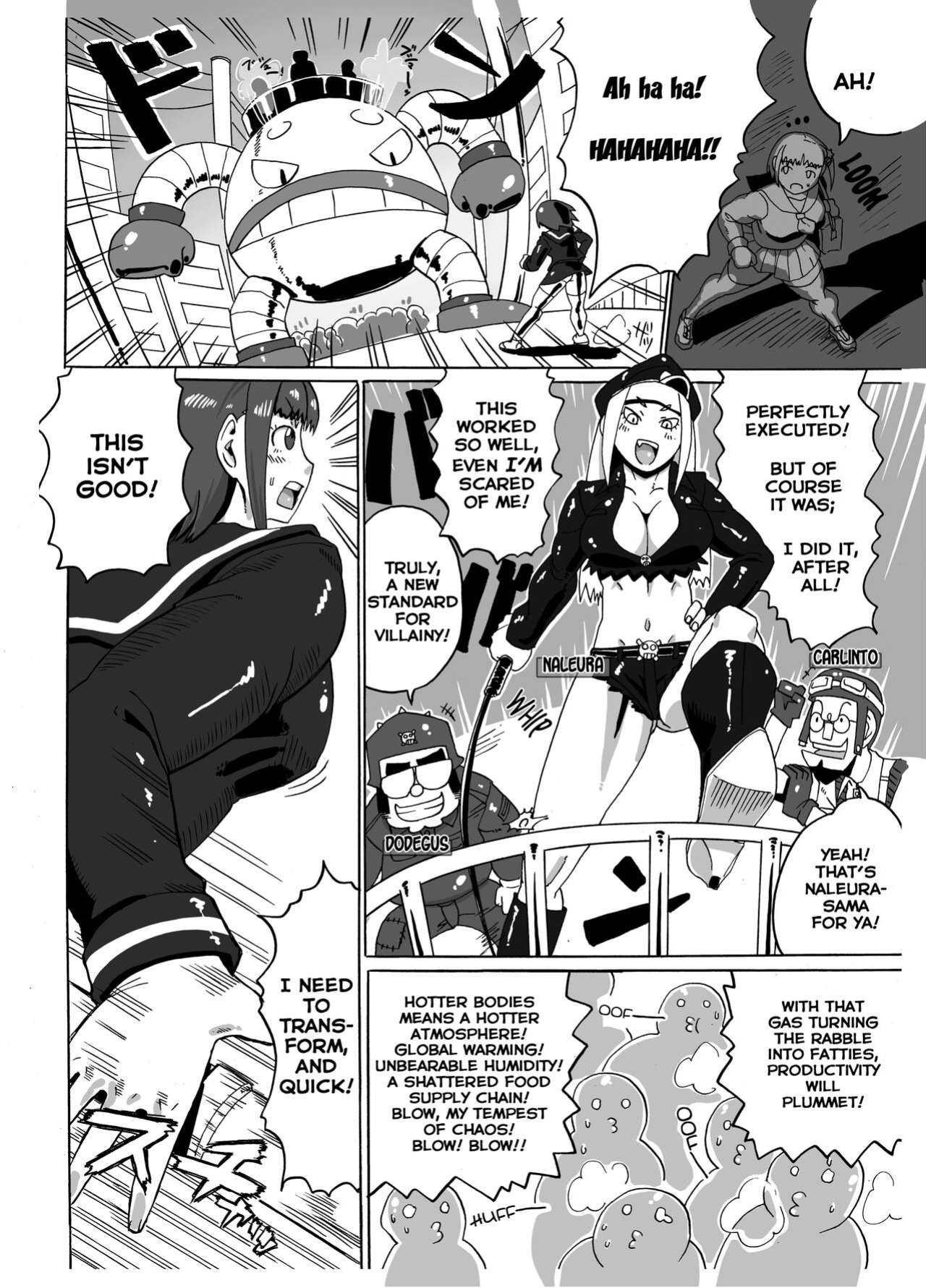 [Sora wa Chimidoro (Sorahati Midoro)] Mahou Kinniku Shoujo Six Pack | Magical Muscle Girl Six-Pack
