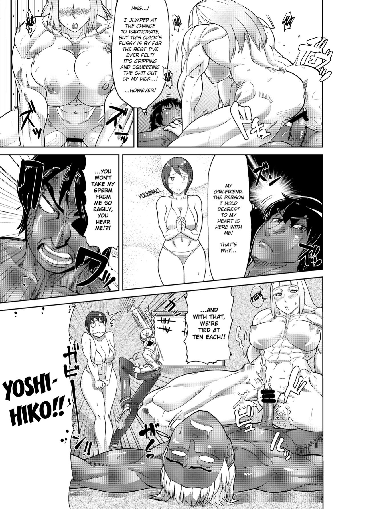 [Sora wa Chimidoro (Sorahati Midoro)] Mahou Kinniku Shoujo Six Pack | Magical Muscle Girl Six-Pack