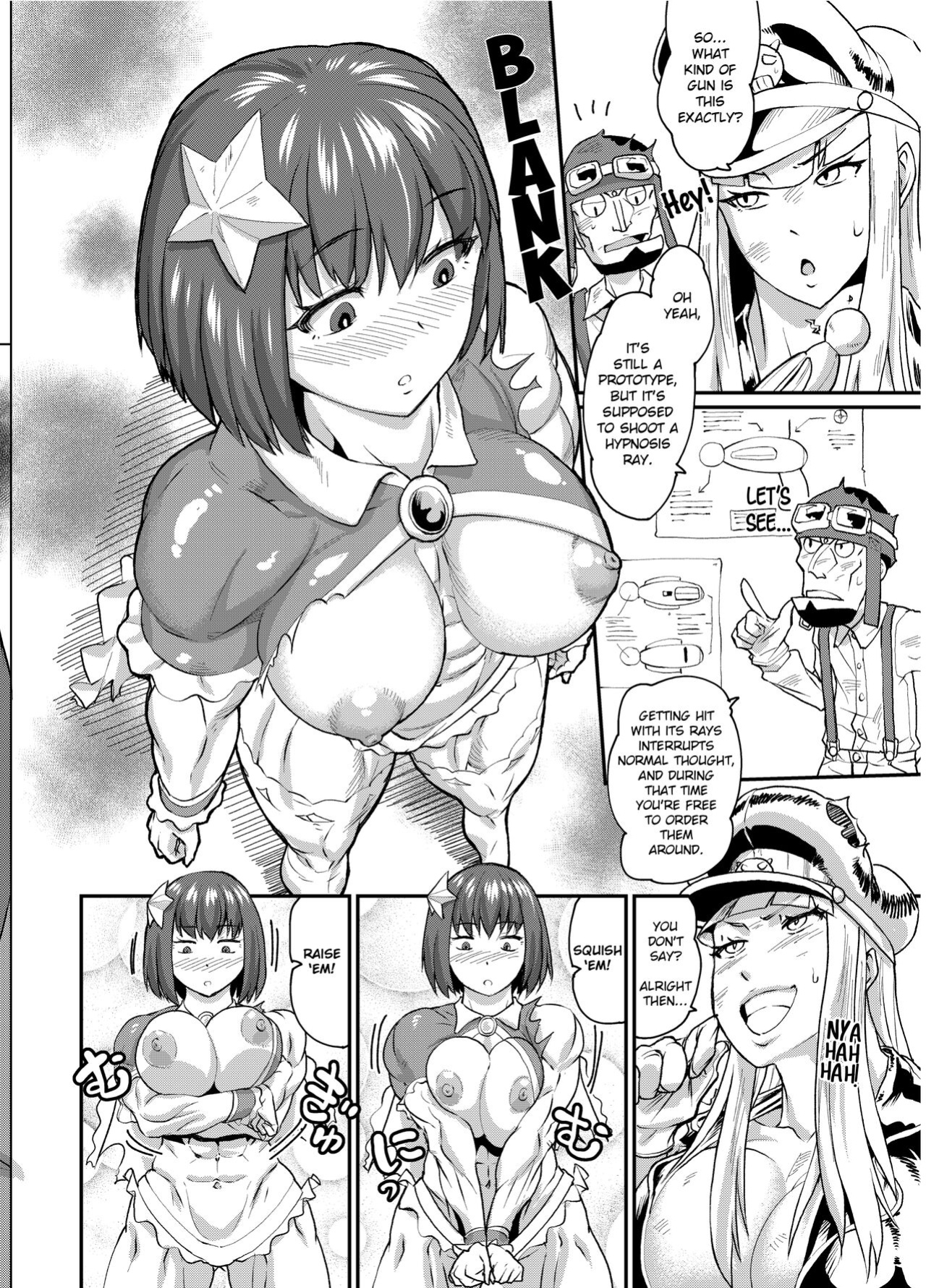 [Sora wa Chimidoro (Sorahati Midoro)] Mahou Kinniku Shoujo Six Pack | Magical Muscle Girl Six-Pack