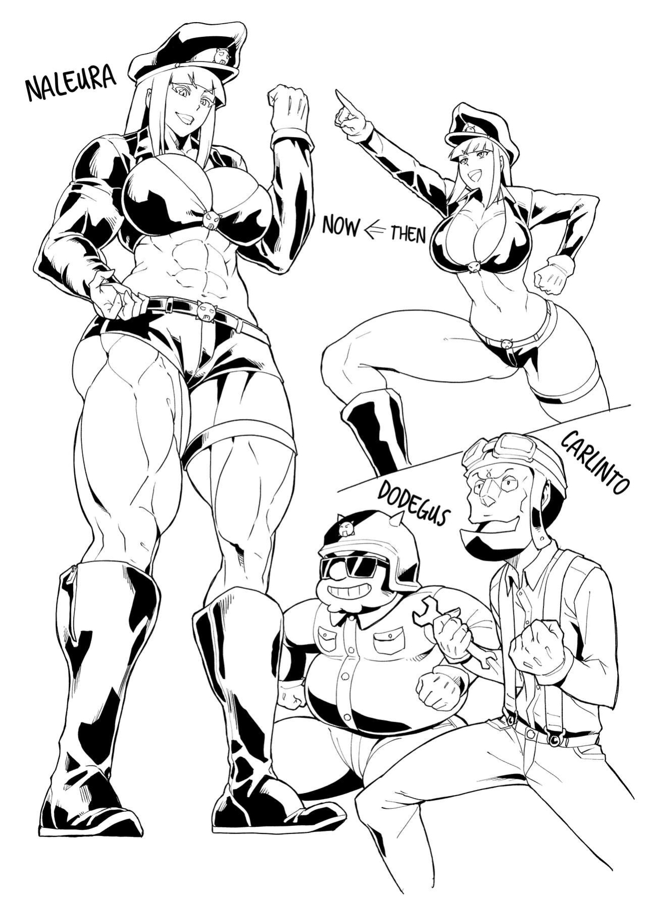 [Sora wa Chimidoro (Sorahati Midoro)] Mahou Kinniku Shoujo Six Pack | Magical Muscle Girl Six-Pack