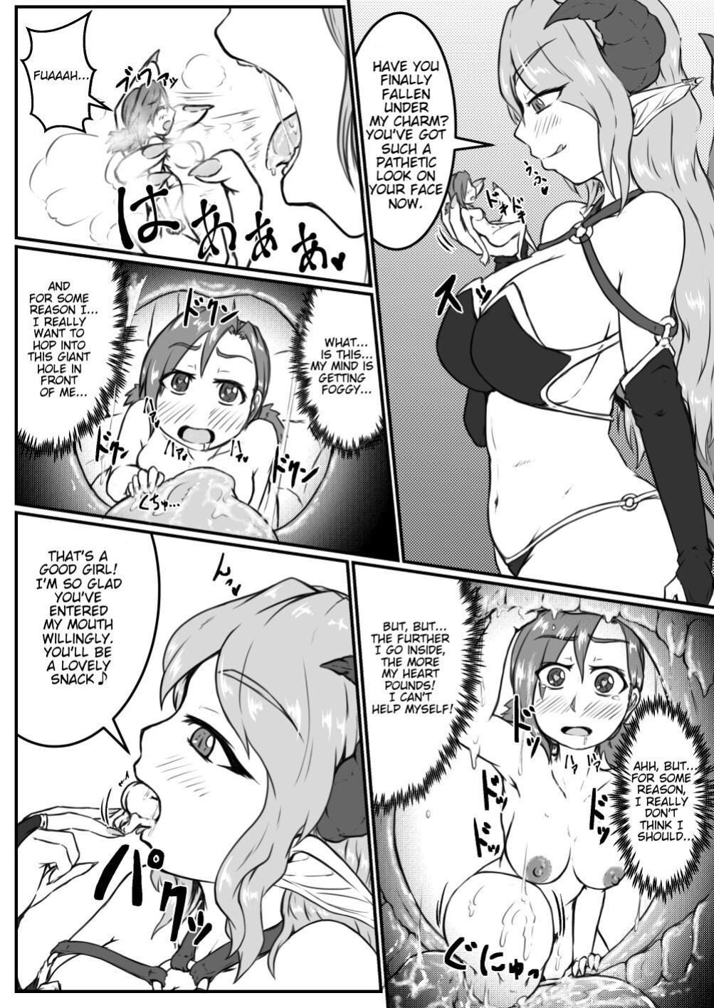 Swallowed by Big Sister Succubus