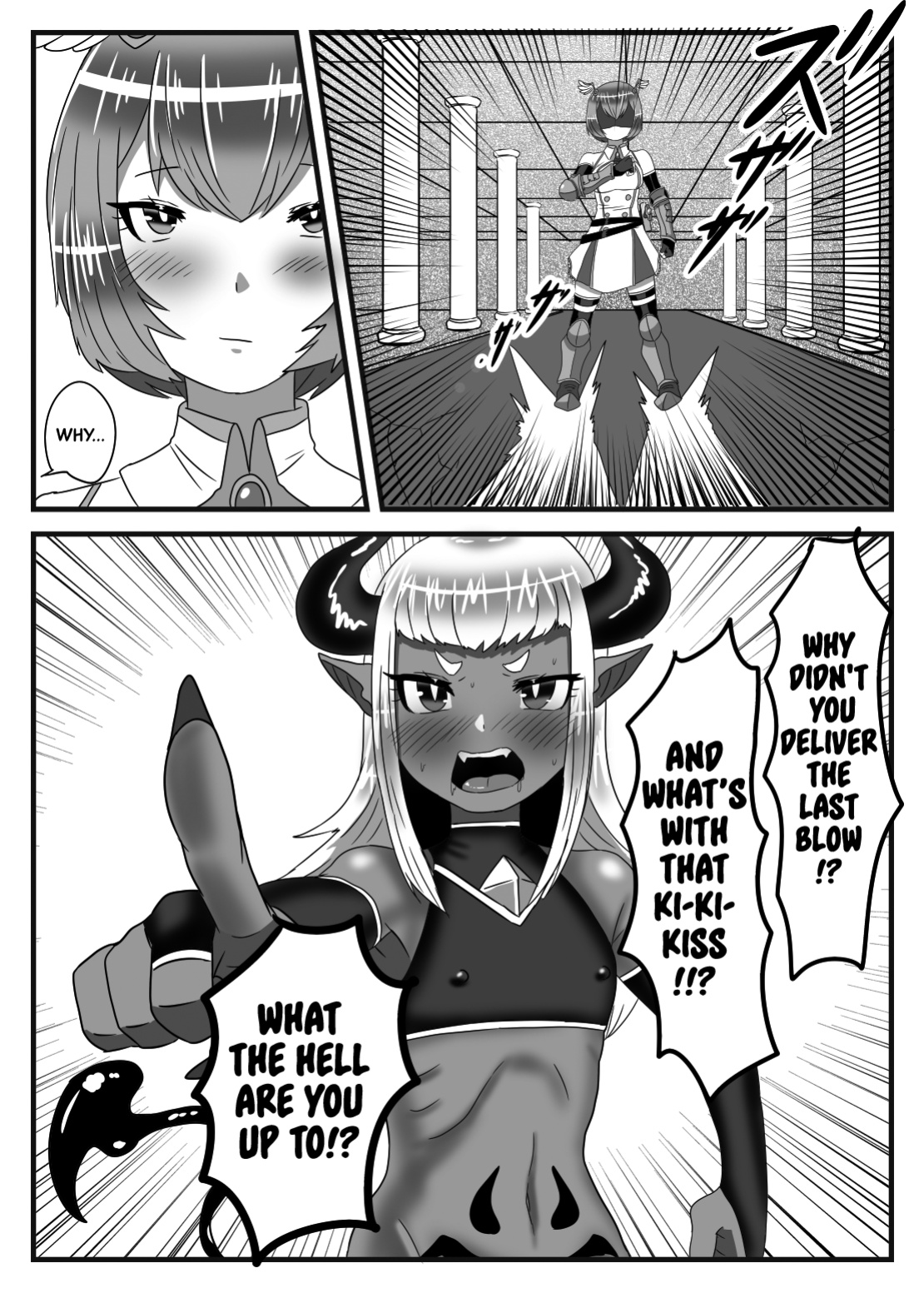 [Nitiniti Sowa ] Futanari Yuusha no Maou Rouraku | The Futanari Hero's Allurement of The Demon Lord [Black Grimoires]
