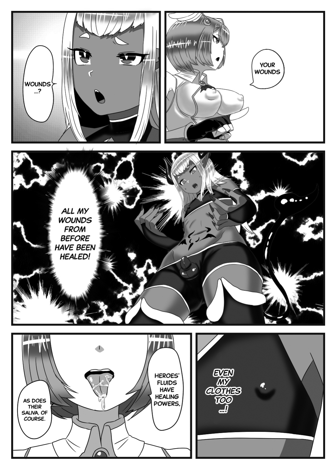 [Nitiniti Sowa ] Futanari Yuusha no Maou Rouraku | The Futanari Hero's Allurement of The Demon Lord [Black Grimoires]