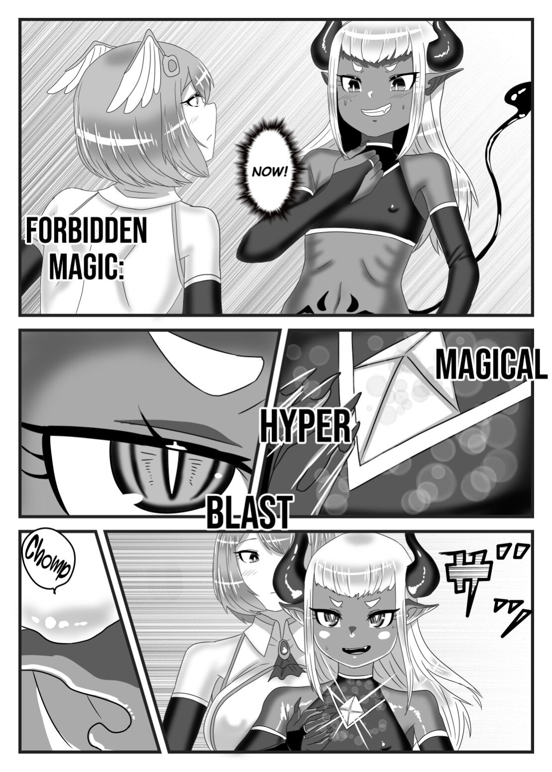 [Nitiniti Sowa ] Futanari Yuusha no Maou Rouraku | The Futanari Hero's Allurement of The Demon Lord [Black Grimoires]