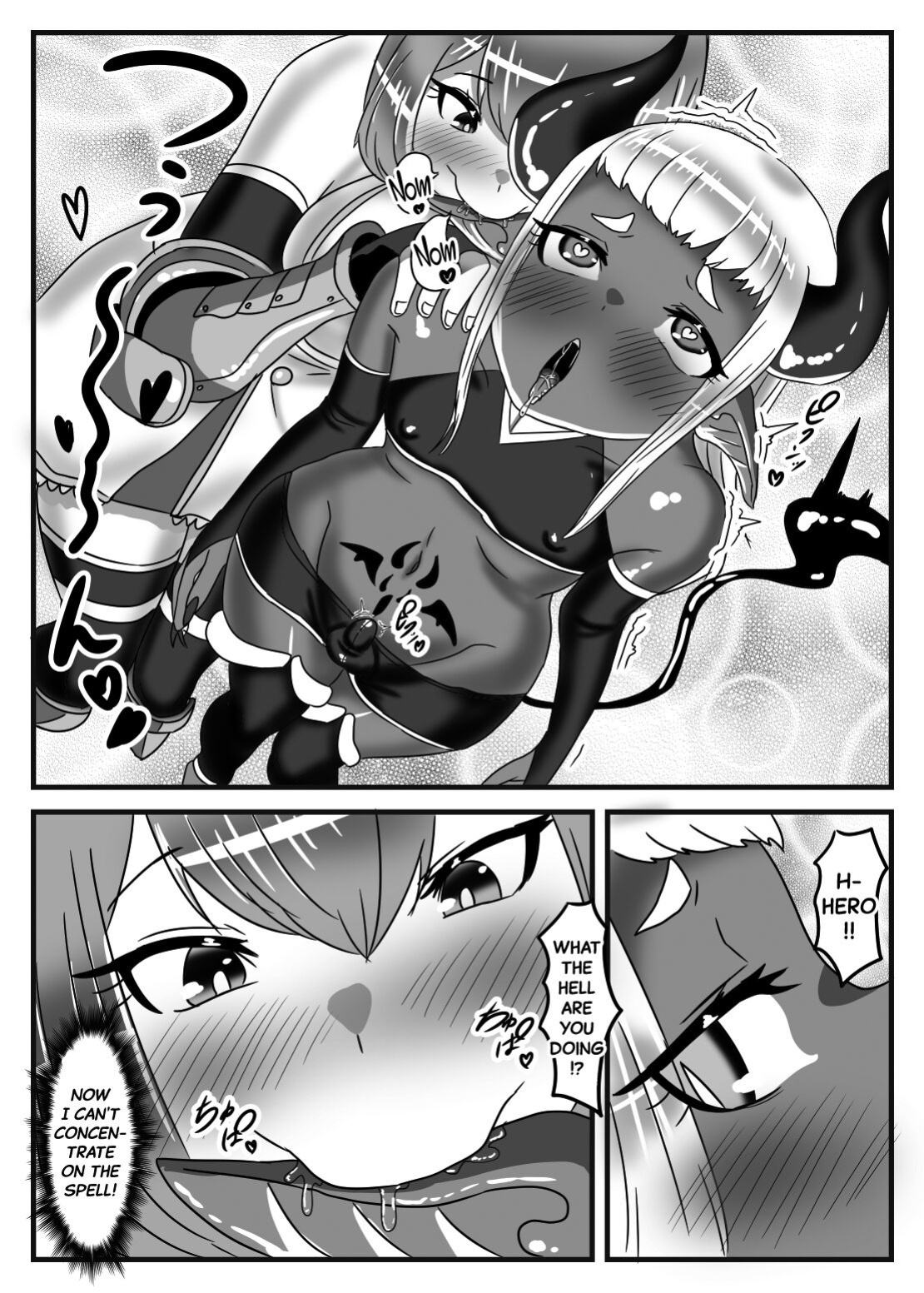 [Nitiniti Sowa ] Futanari Yuusha no Maou Rouraku | The Futanari Hero's Allurement of The Demon Lord [Black Grimoires]