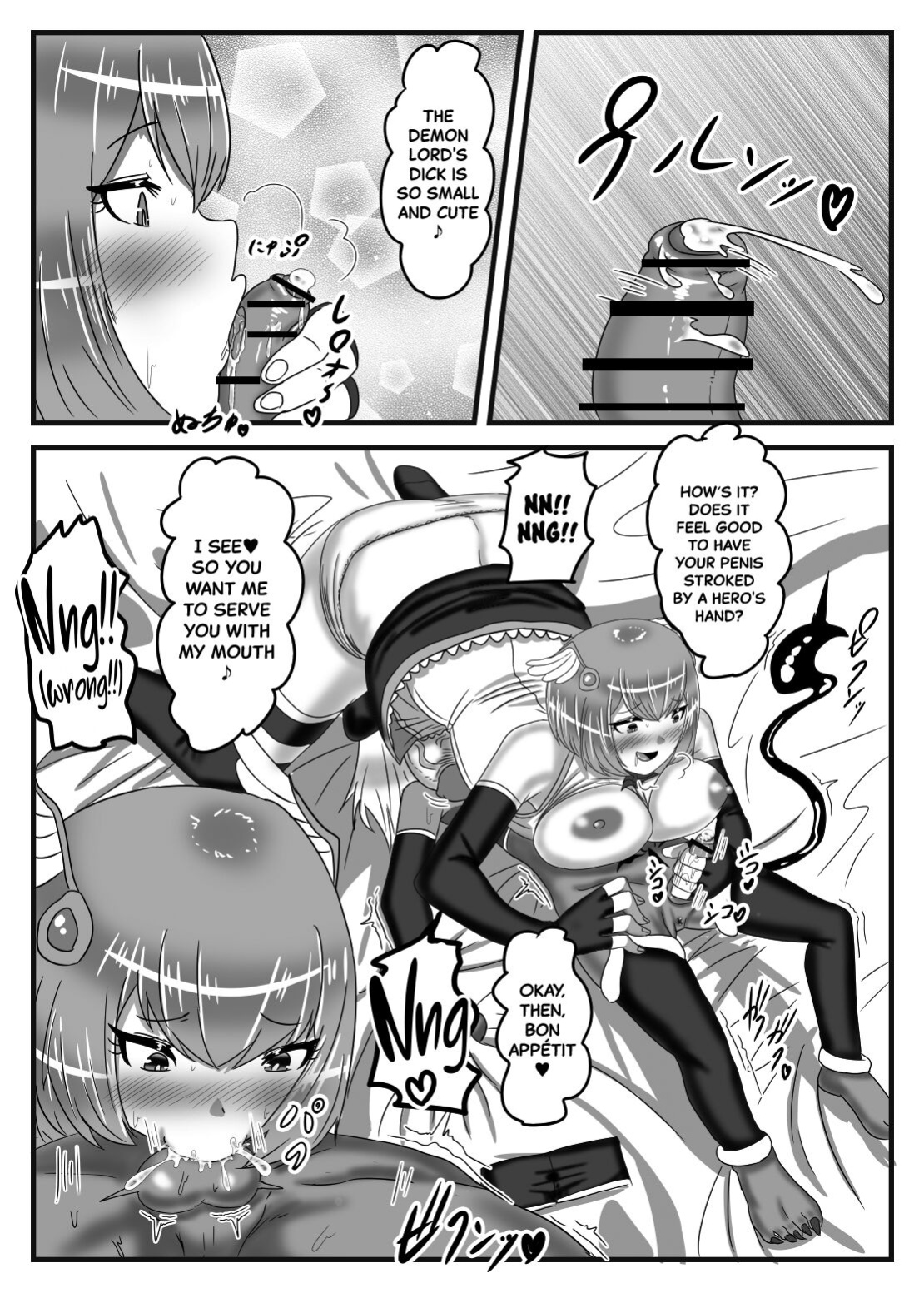 [Nitiniti Sowa ] Futanari Yuusha no Maou Rouraku | The Futanari Hero's Allurement of The Demon Lord [Black Grimoires]