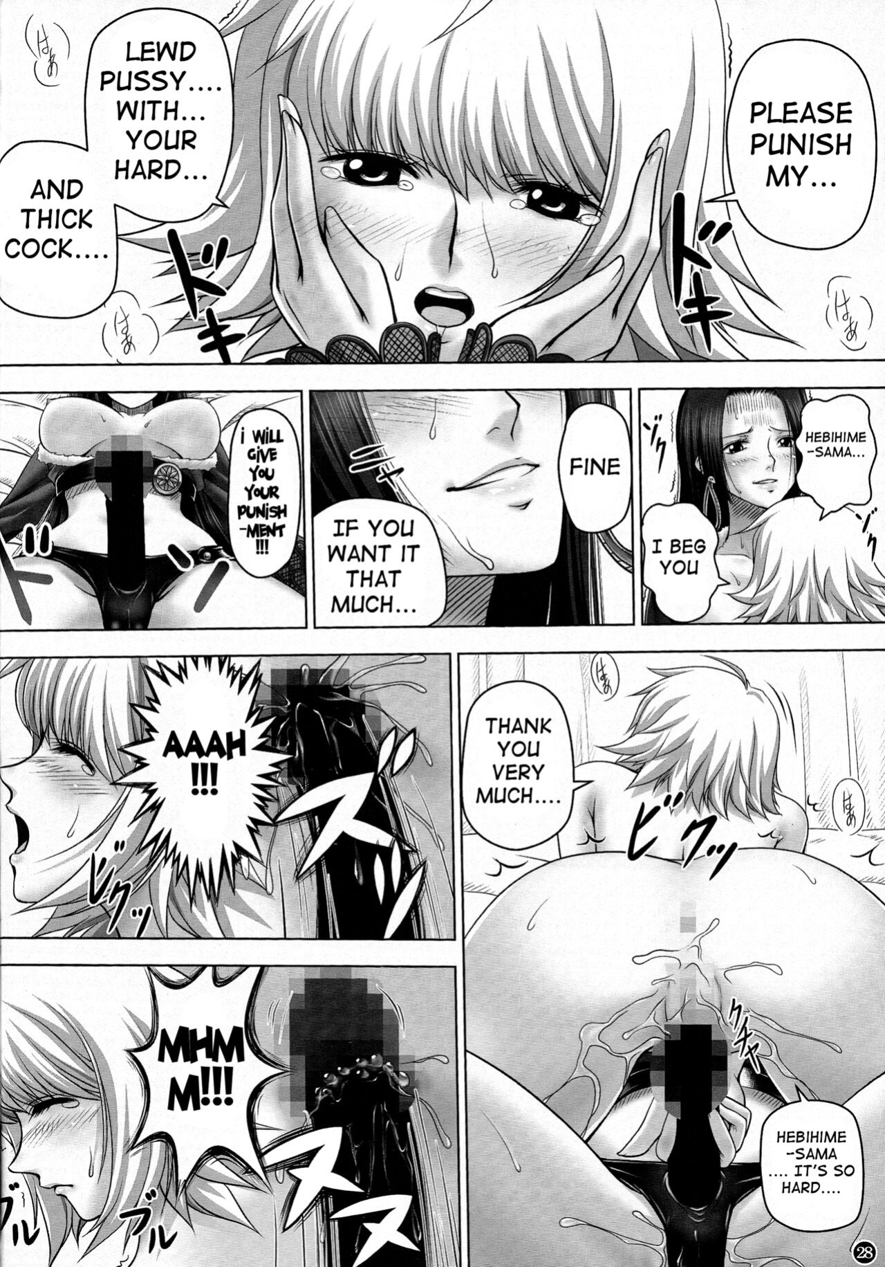 [Mikenekodou ] Hebihime-sama to Warui Mushi | Hebihime-Sama Punishes Margaret (One Piece)