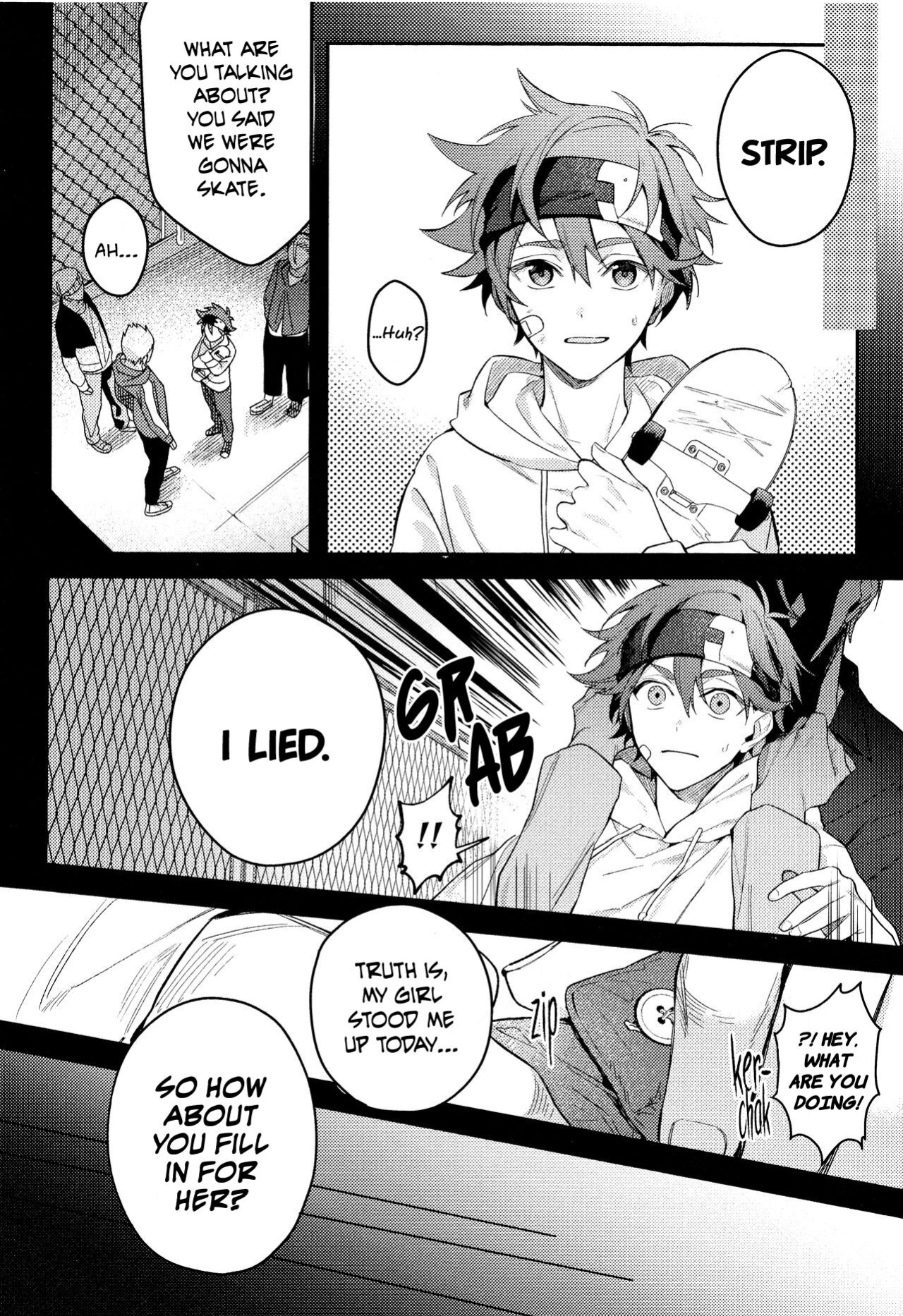 (Chou OPEN THE GATE! 2021) [Yuukyuu Smile, WWC (Monoko, Sakai Isaka)] Mob Reki Hon. | Mob x Reki Book. (SK8 The Infinity) [non-connoisseur]