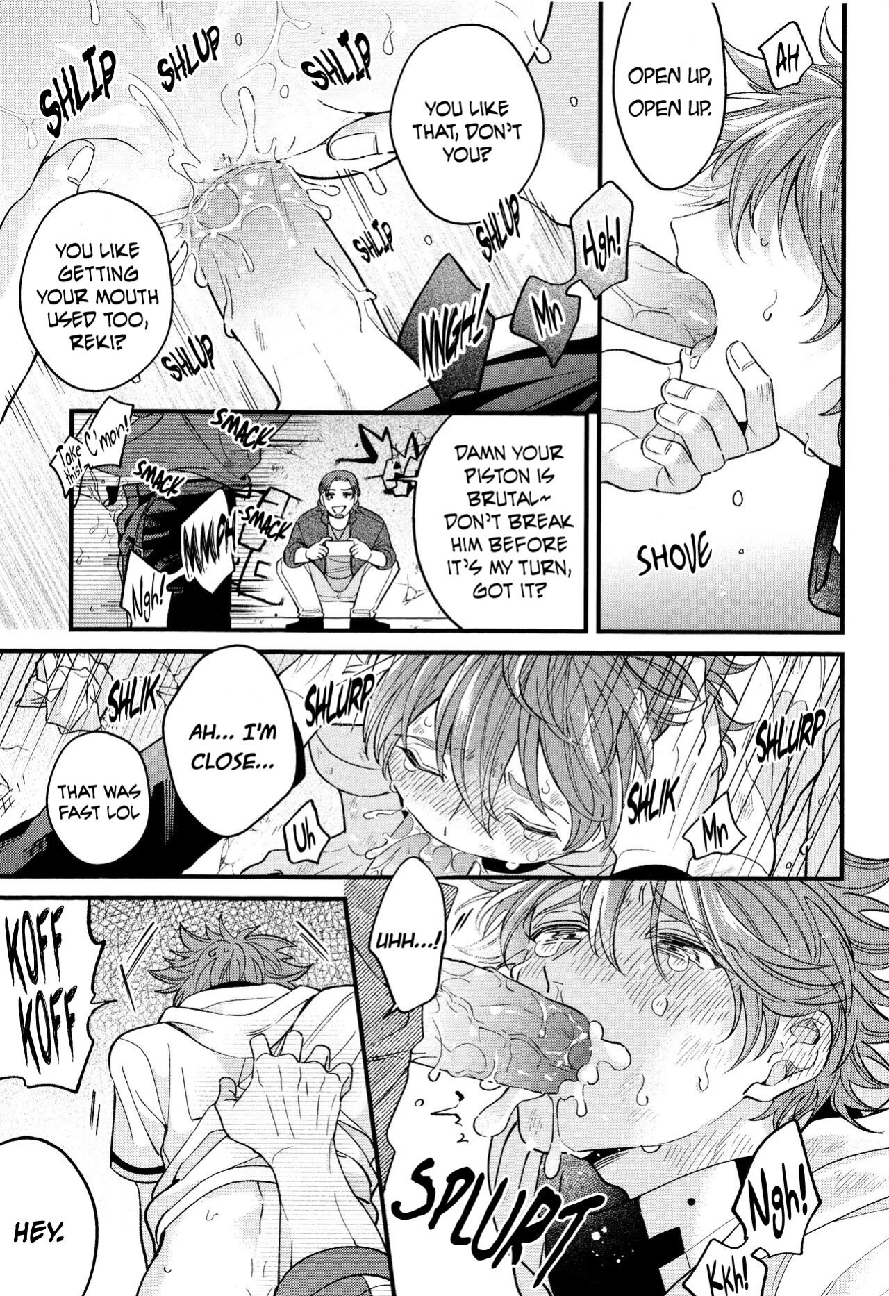 (Chou OPEN THE GATE! 2021) [Yuukyuu Smile, WWC (Monoko, Sakai Isaka)] Mob Reki Hon. | Mob x Reki Book. (SK8 The Infinity) [non-connoisseur]