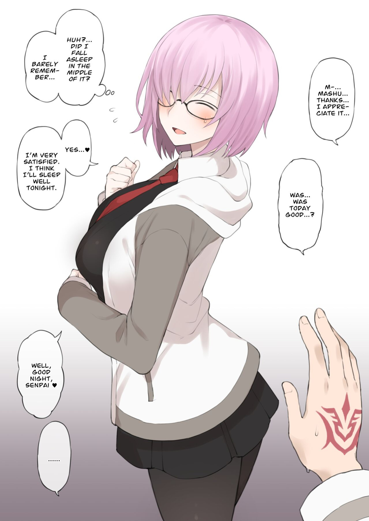 [Terasu MC] Honmei ga Iru kedo Mada Ore tomo H Shite Kureru Mash ni Saimin Appli de Hontou no Koto o Kiku NTR Play (Fate/Grand Order)