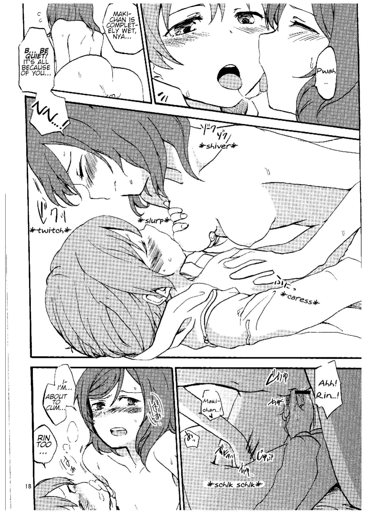(Makitan!) [Kurocan (Itsuki Kuro)] Rin nara Watashi no Tonari de Neteru kedo Nani ka? (Love Live!)