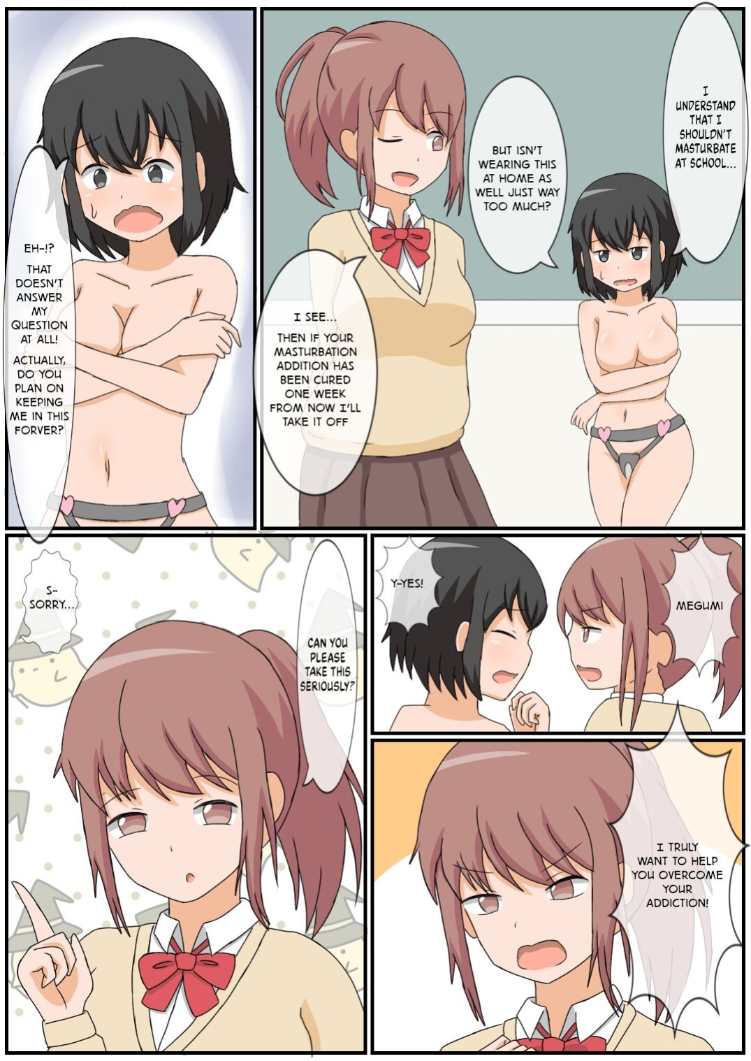 Onanie Kinshi Seikatsu!? Ecchi Zuki no JK ga Teisoutai de Zecchou Kanri sareta Kekka...