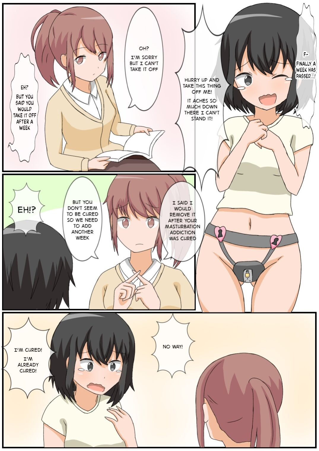 Onanie Kinshi Seikatsu!? Ecchi Zuki no JK ga Teisoutai de Zecchou Kanri sareta Kekka...