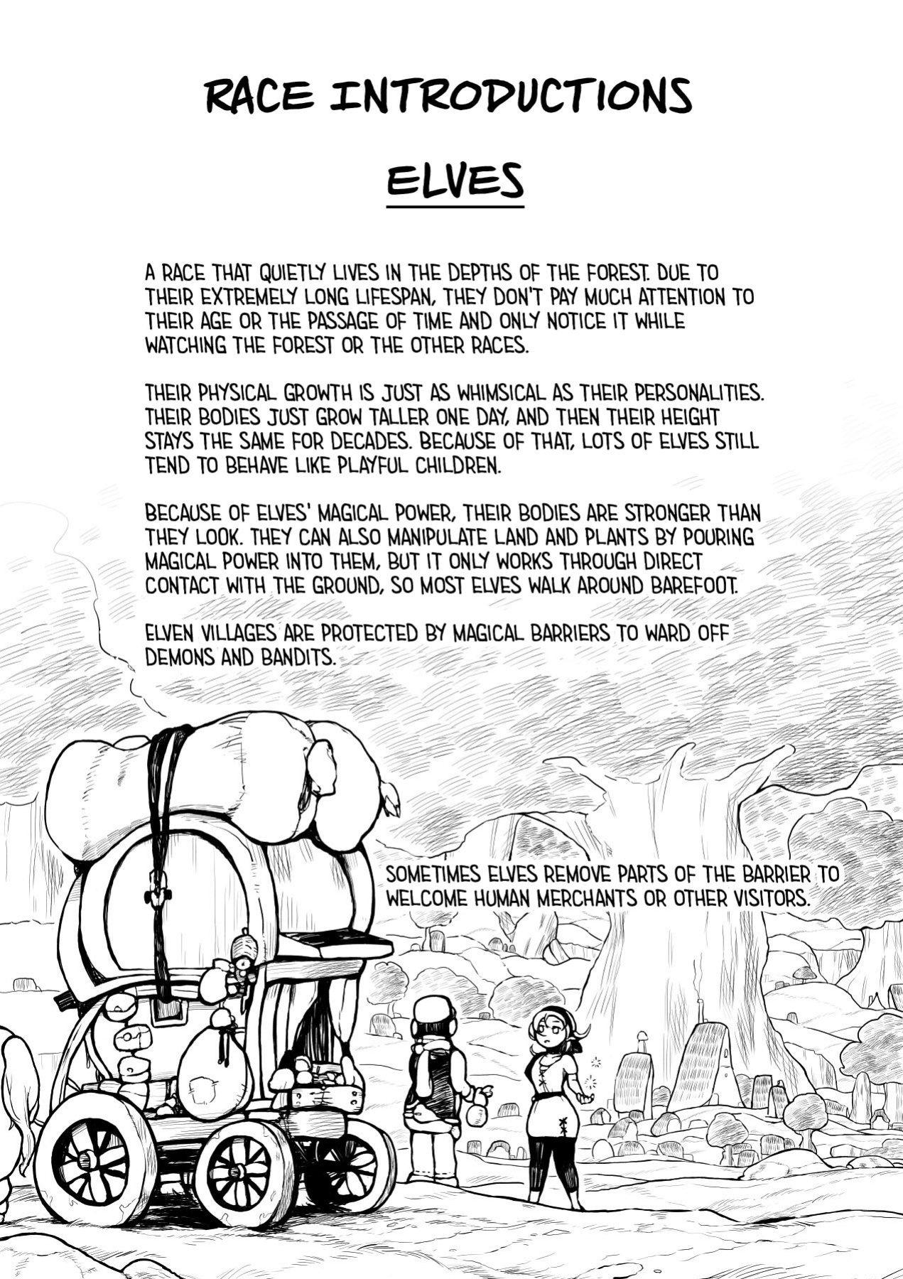 [Mugihoho ] Elf to Orc no Otoshigoro | Elf And Orc Are Growing Up