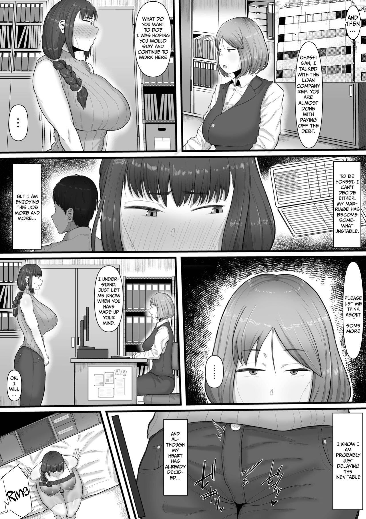 [Ebi no Implant (Shrimp Cake)] Futanari Hitodzuma nā Ashita Kara Fūzoku de Hataraite Kurenai ka Fūzoku Ochi | The corruption of a futanari wife at the brothel