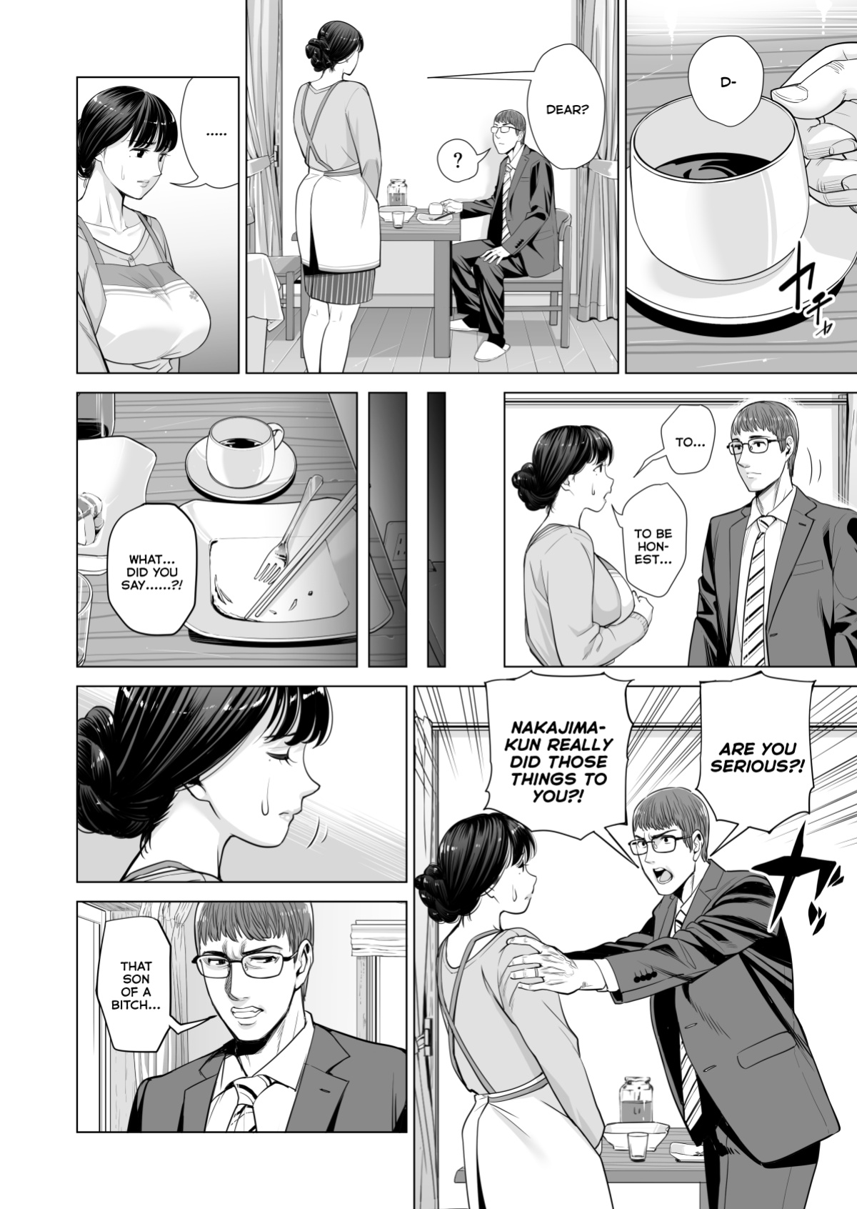[HGT Lab ] Tsukiyo no Midare Zake Moonlit Intoxication ~ A Housewife Stolen by a Coworker Besides her Blackout Drunk Husband ~ Chapter 2